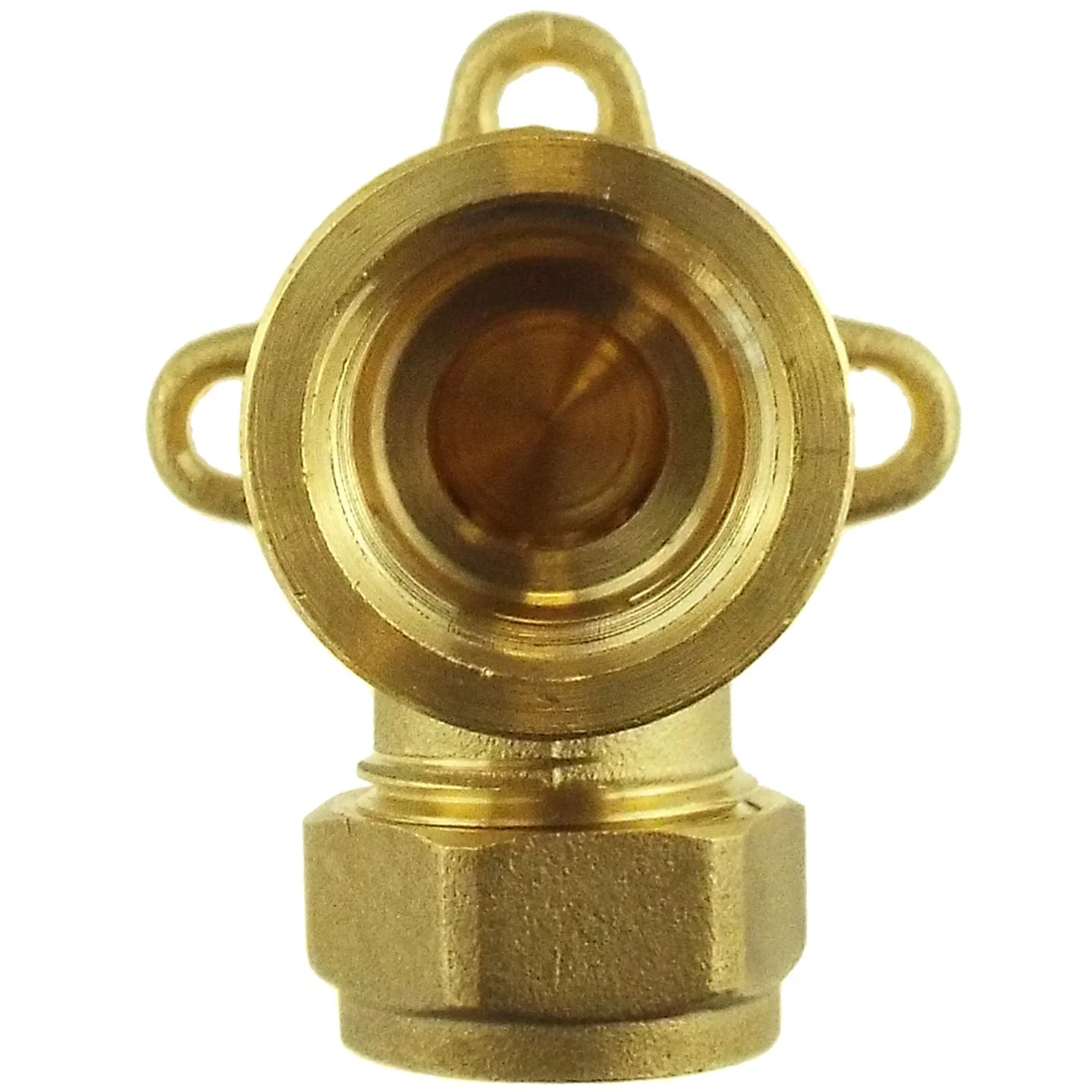 15mm Brass Wall Flange Kit with Grey Dial Tap - Image 4