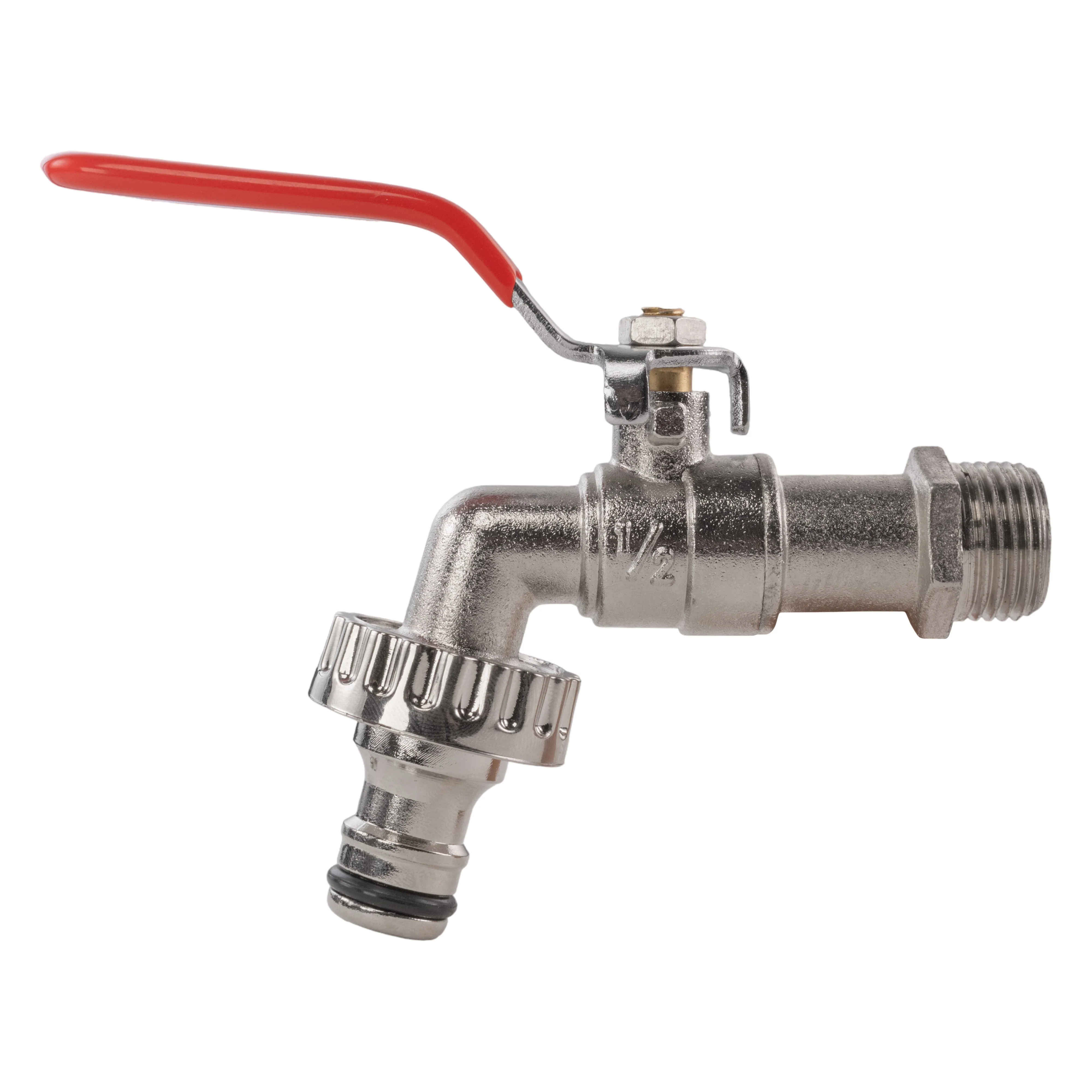 15mm Brass Wall Flange Kit with Quick Connect Lever Tap - Image 6