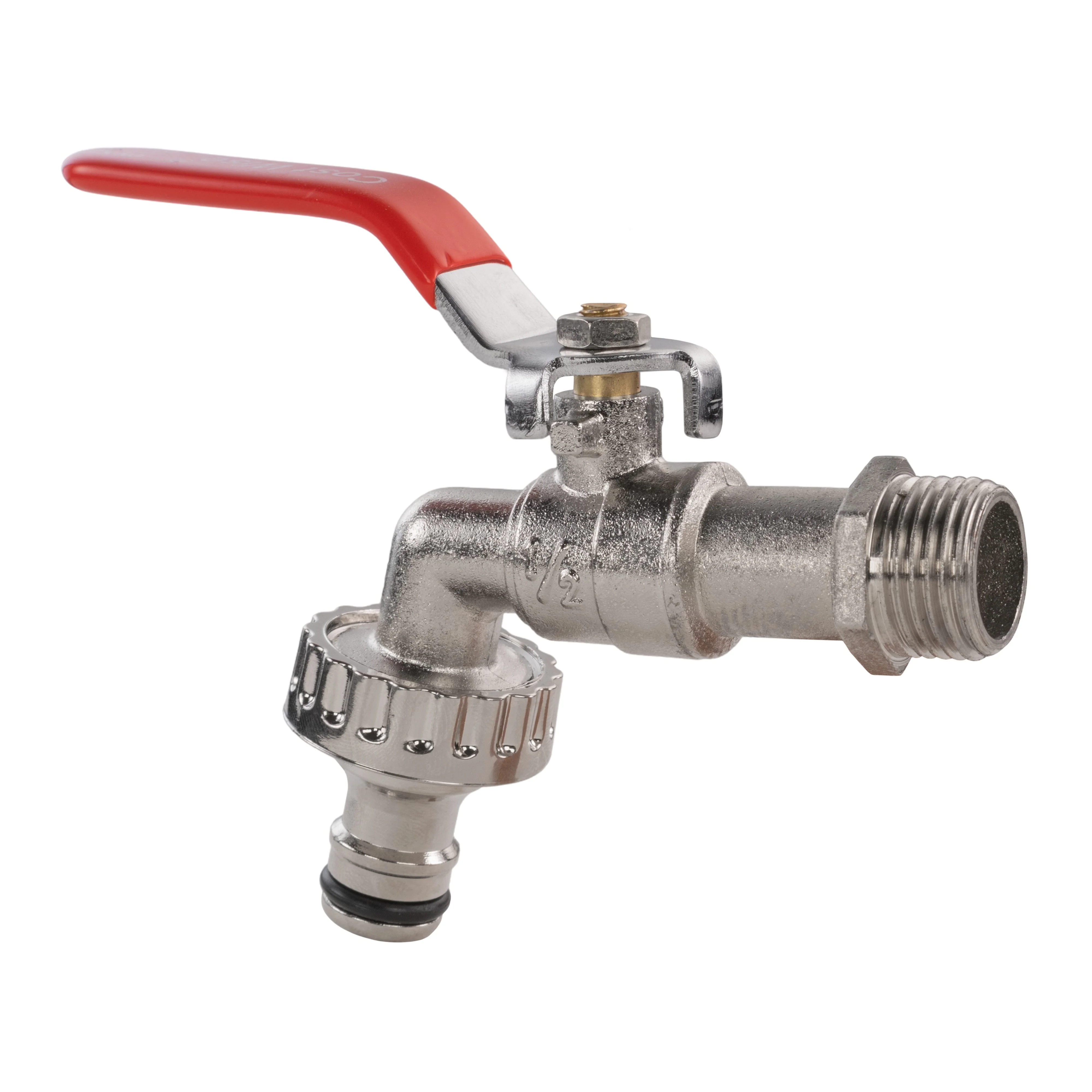 15mm Brass Wall Flange Kit with Quick Connect Lever Tap - Image 7