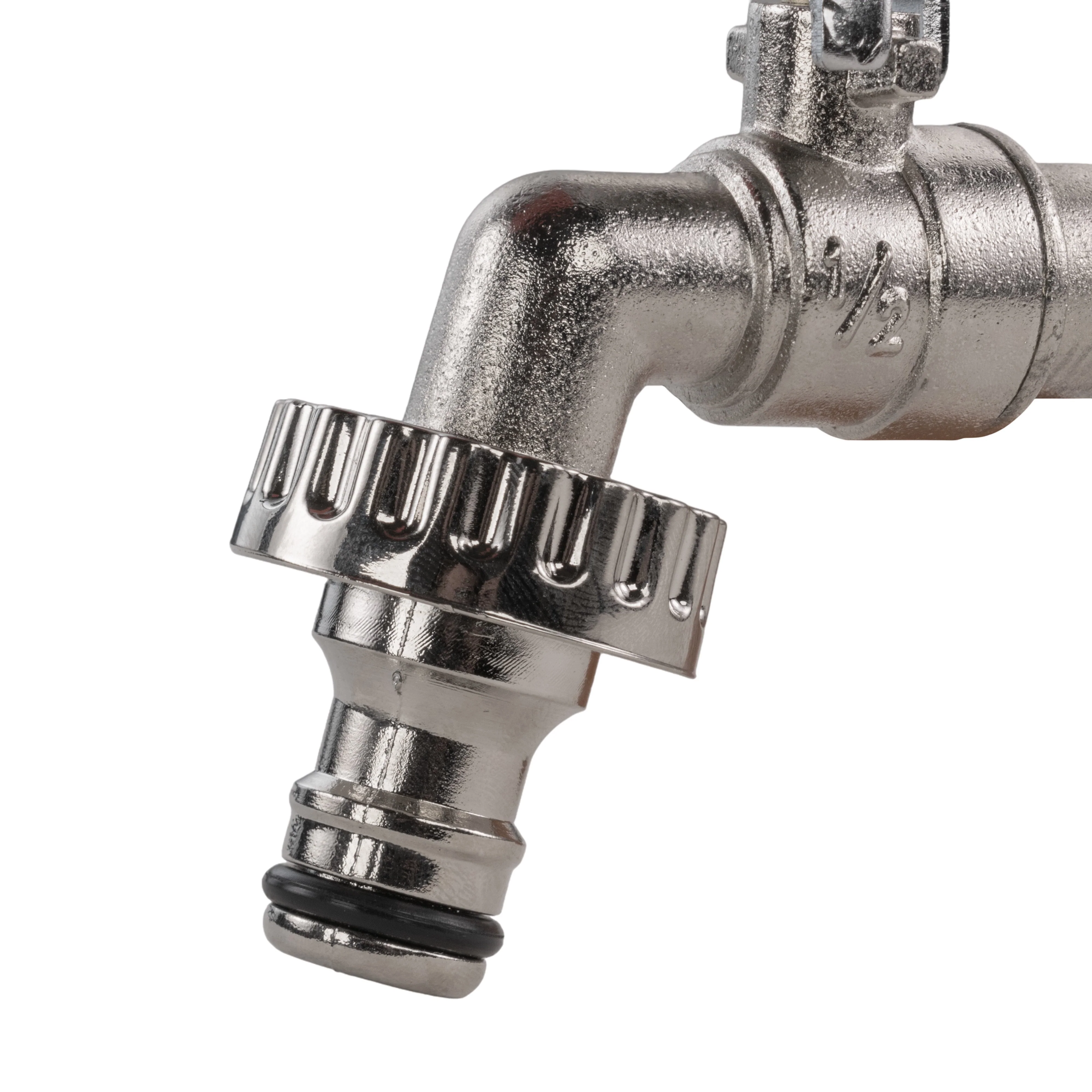 15mm Brass Wall Flange Kit with Quick Connect Lever Tap - Image 8