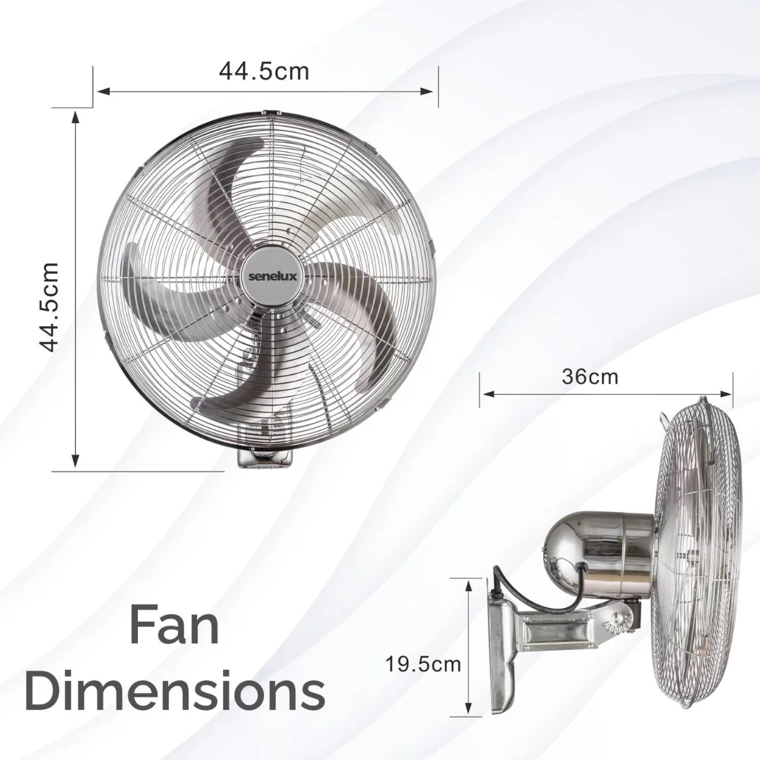 16" Wall Mounted Cooling Fan for Home and Office - Image 6