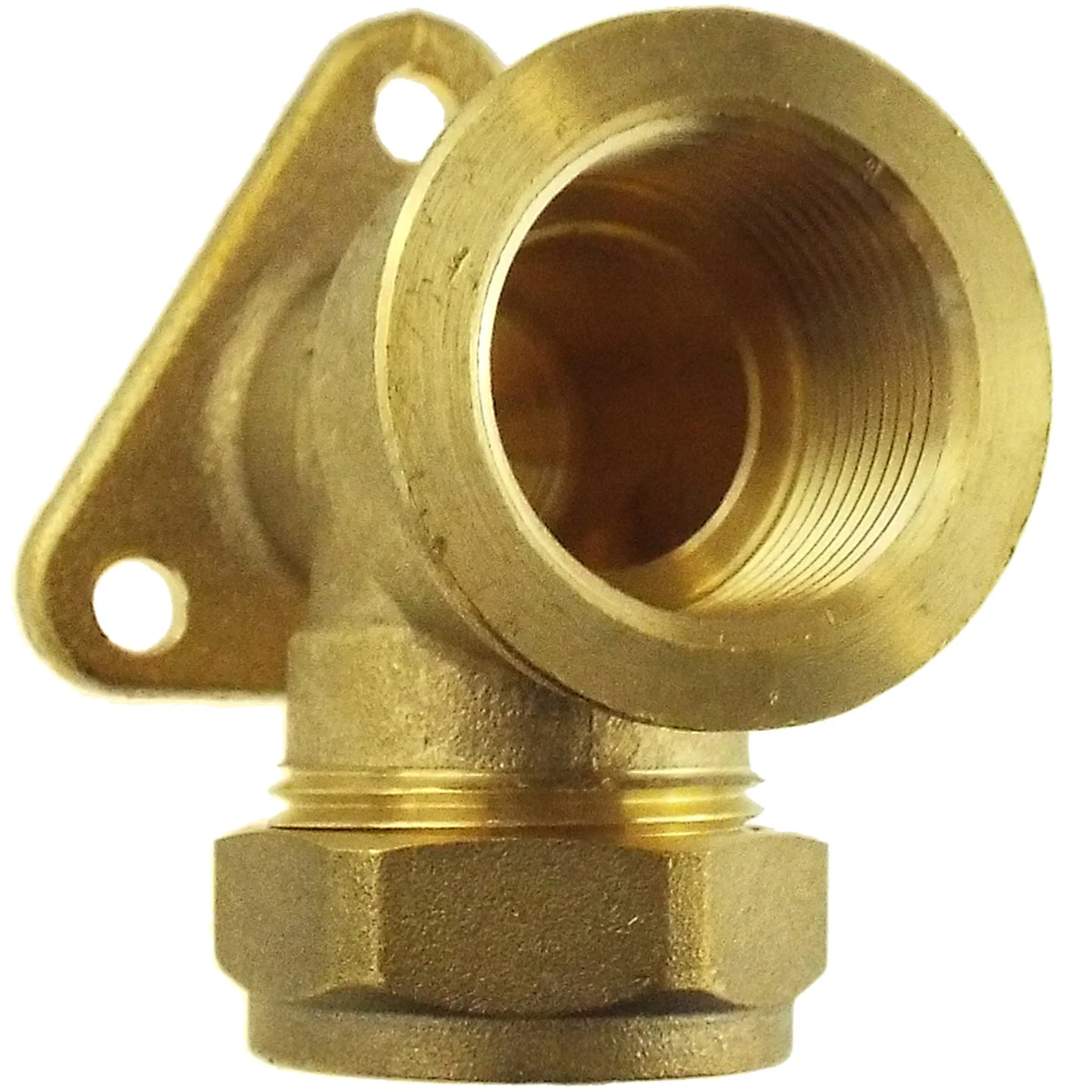 22mm Brass Wall Flange Kit with Brass Quick Connect Tap - Image 7