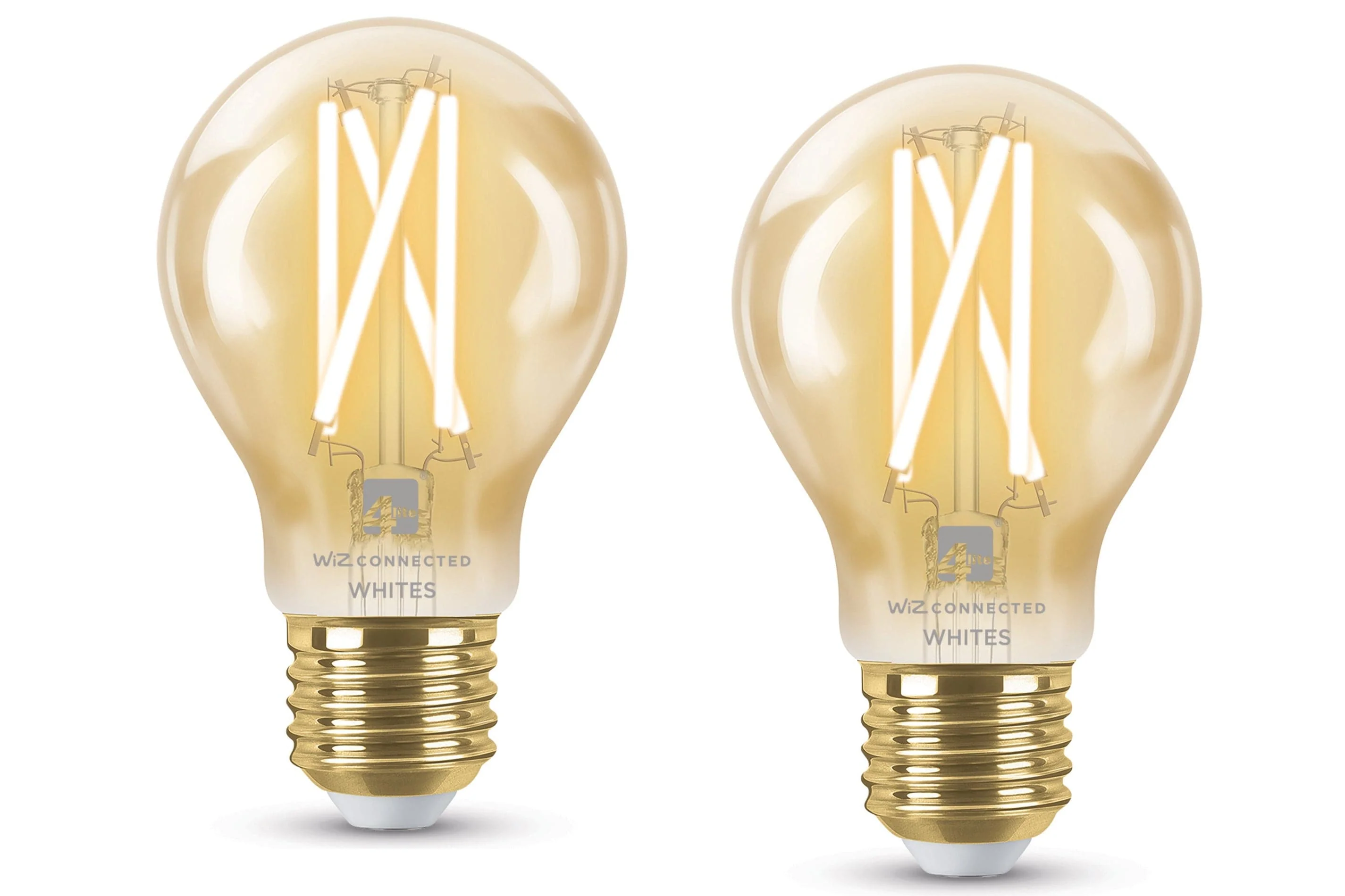 4lite WiZ Connected A60 Filament Amber WiFi LED Smart Bulb - E27 Large Screw - Image 3
