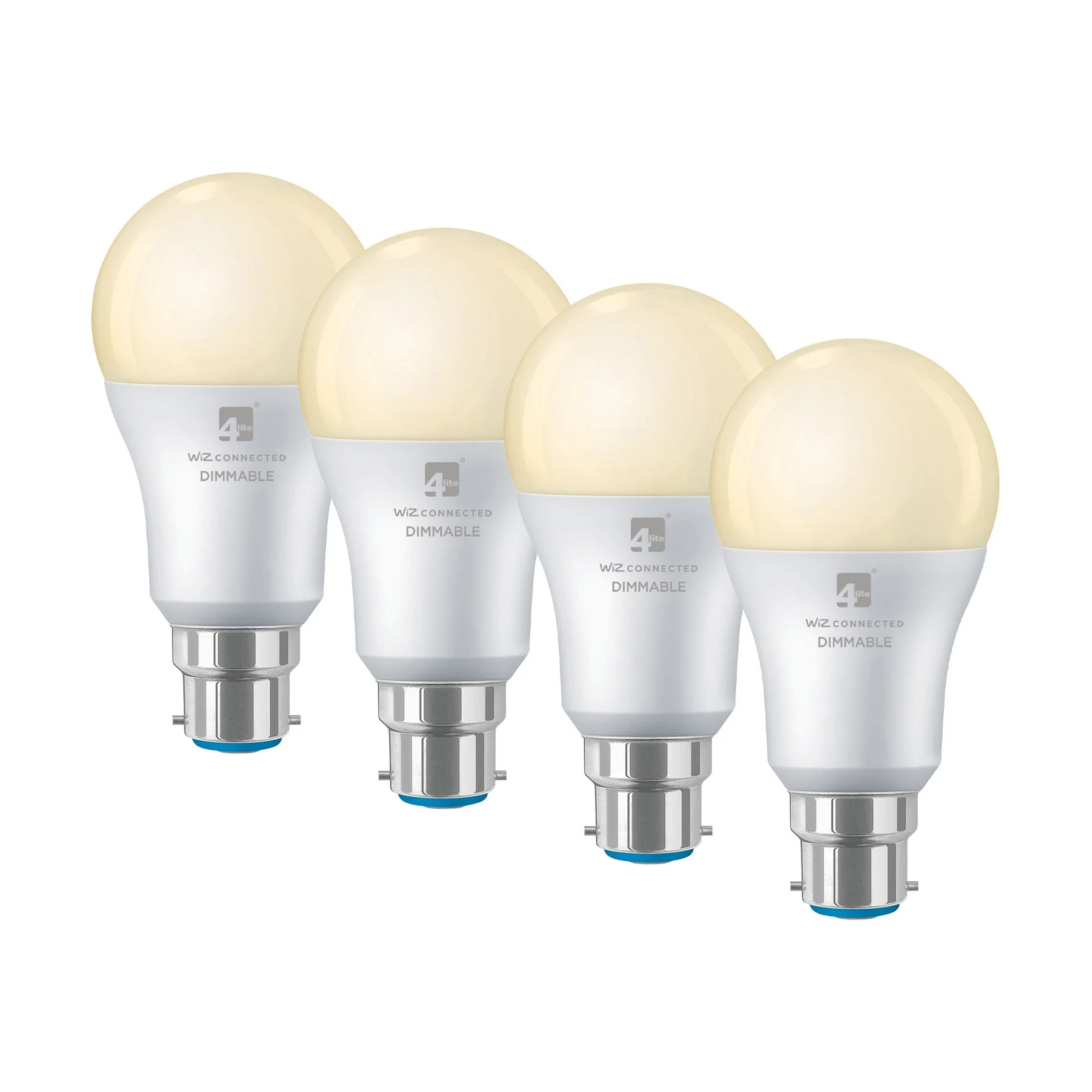 4lite WiZ Connected A60 Warm White WiFi LED Smart Bulb - B22 Bayonet Cap - Image 7