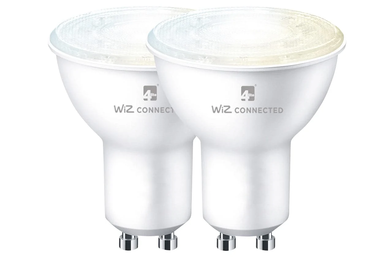 4lite WiZ Connected Dimmable White WiFi LED Smart Bulb - GU10 - Image 6