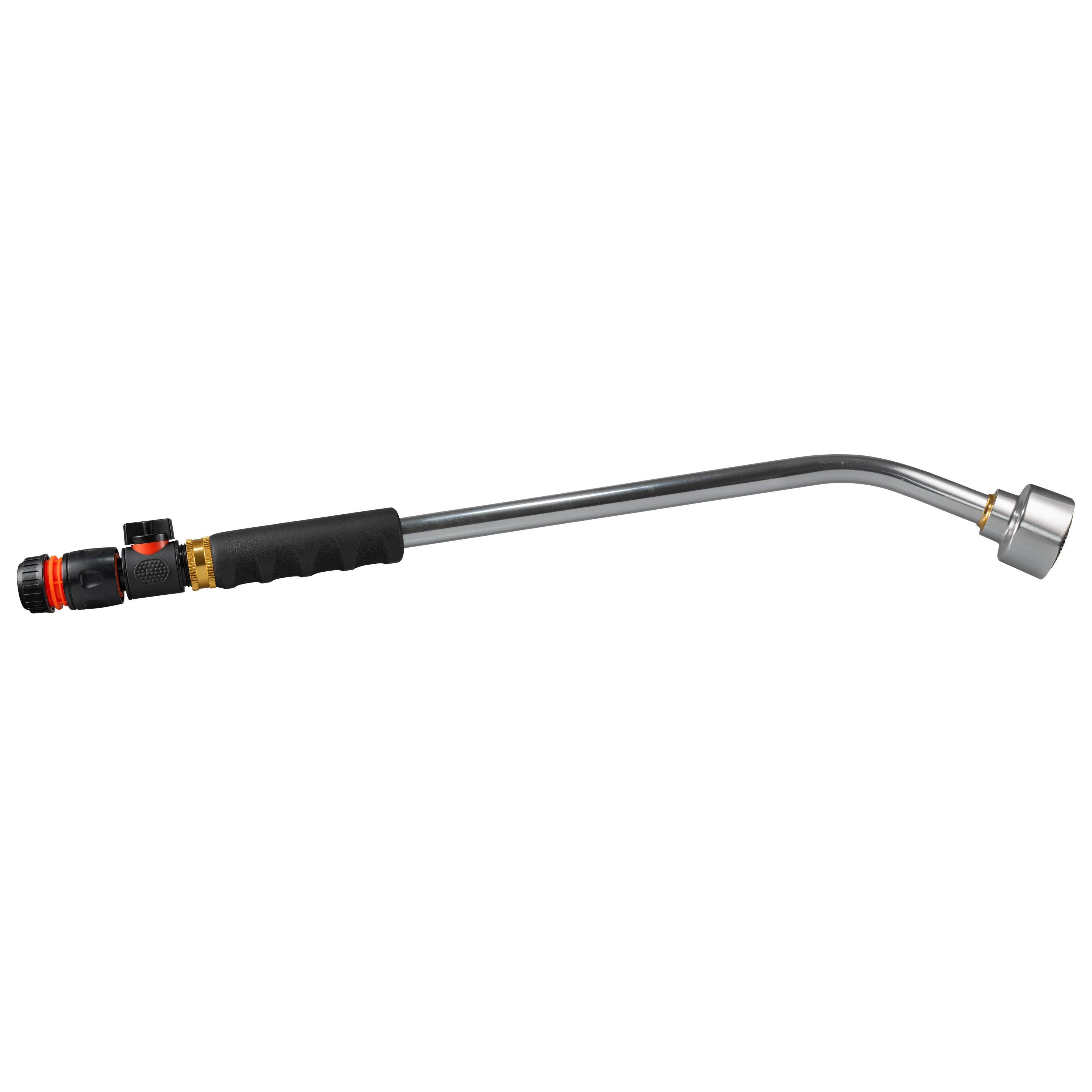 50cm Garden Watering Lance with Quick Connect Valve (Black) and Hose Connector - Image 3