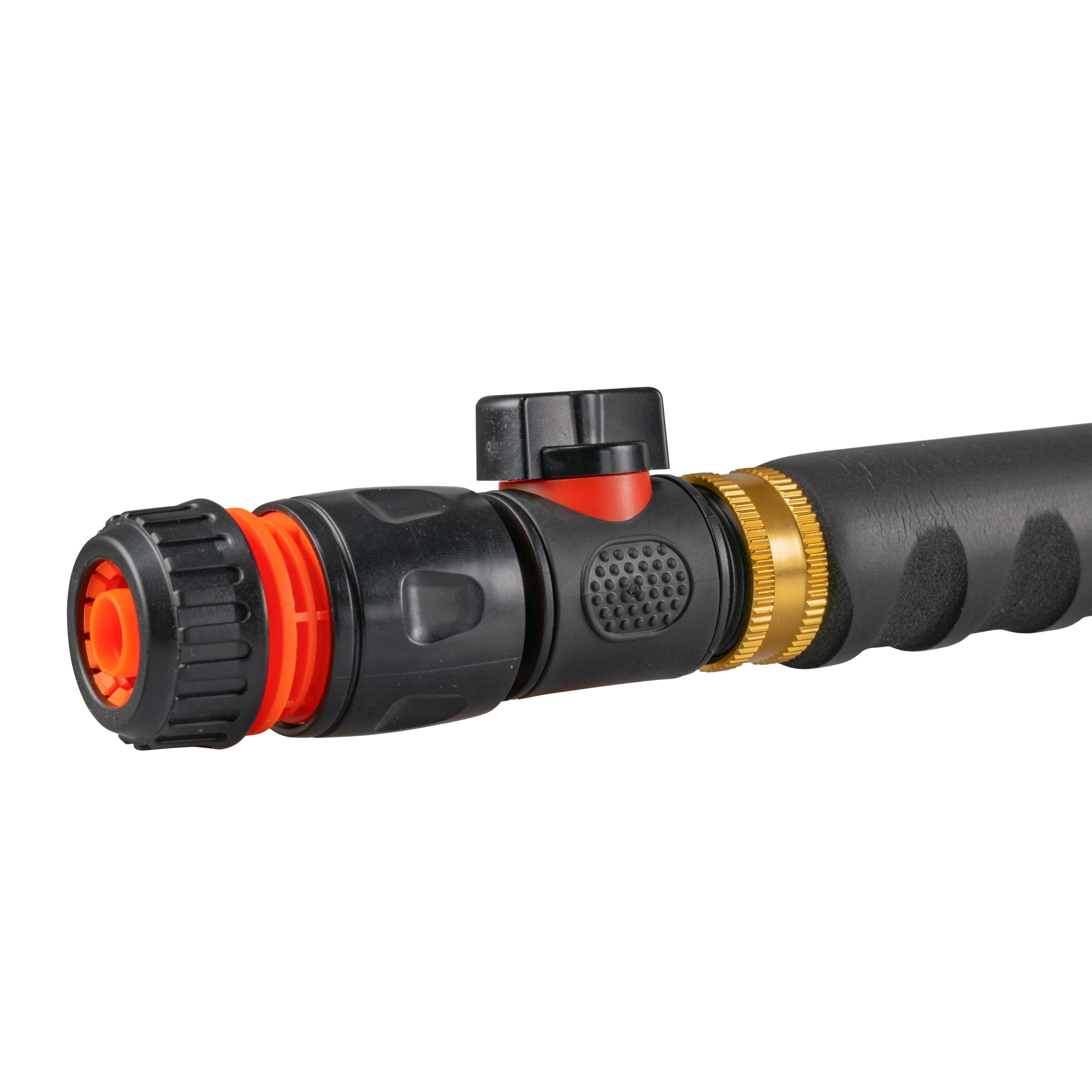 50cm Garden Watering Lance with Quick Connect Valve (Black) and Hose Connector - Image 4