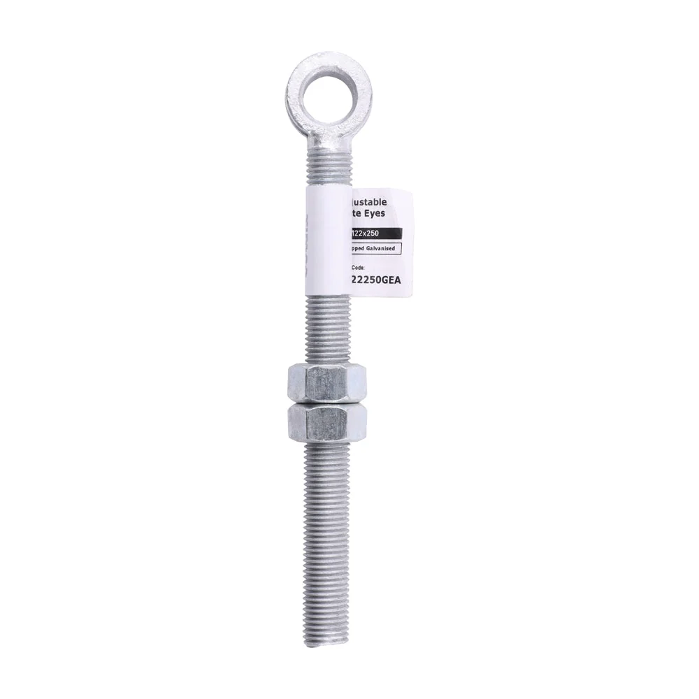 Adjustable Gate Eye with Nuts - Hot Dipped Galvanised - Image 9