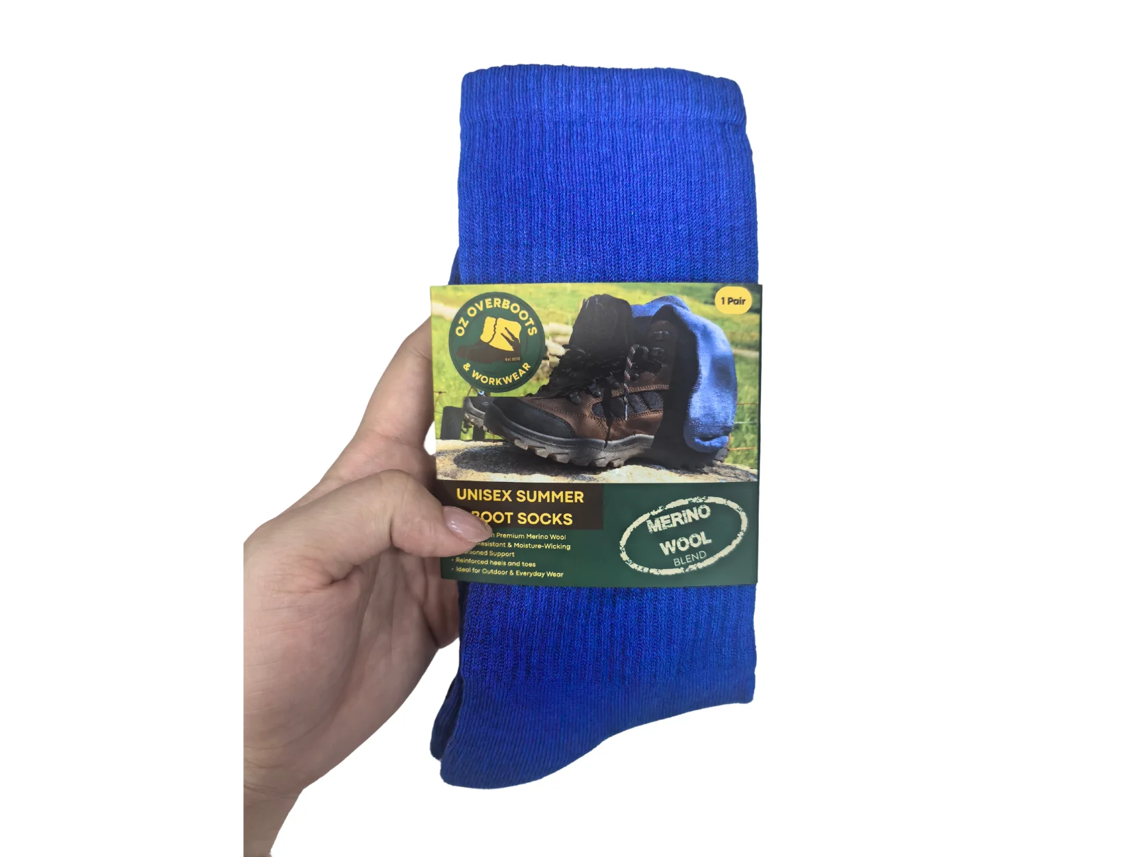 Australian Merino Wool Crew Socks – Lightweight, Odour-Resistant, Reinforced - Image 3