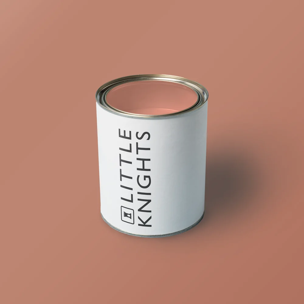 Little Knights - Baked Clay Burnt Pastel Red - Matte/Eggshell/Silk/Satin/Gloss Interior Paint