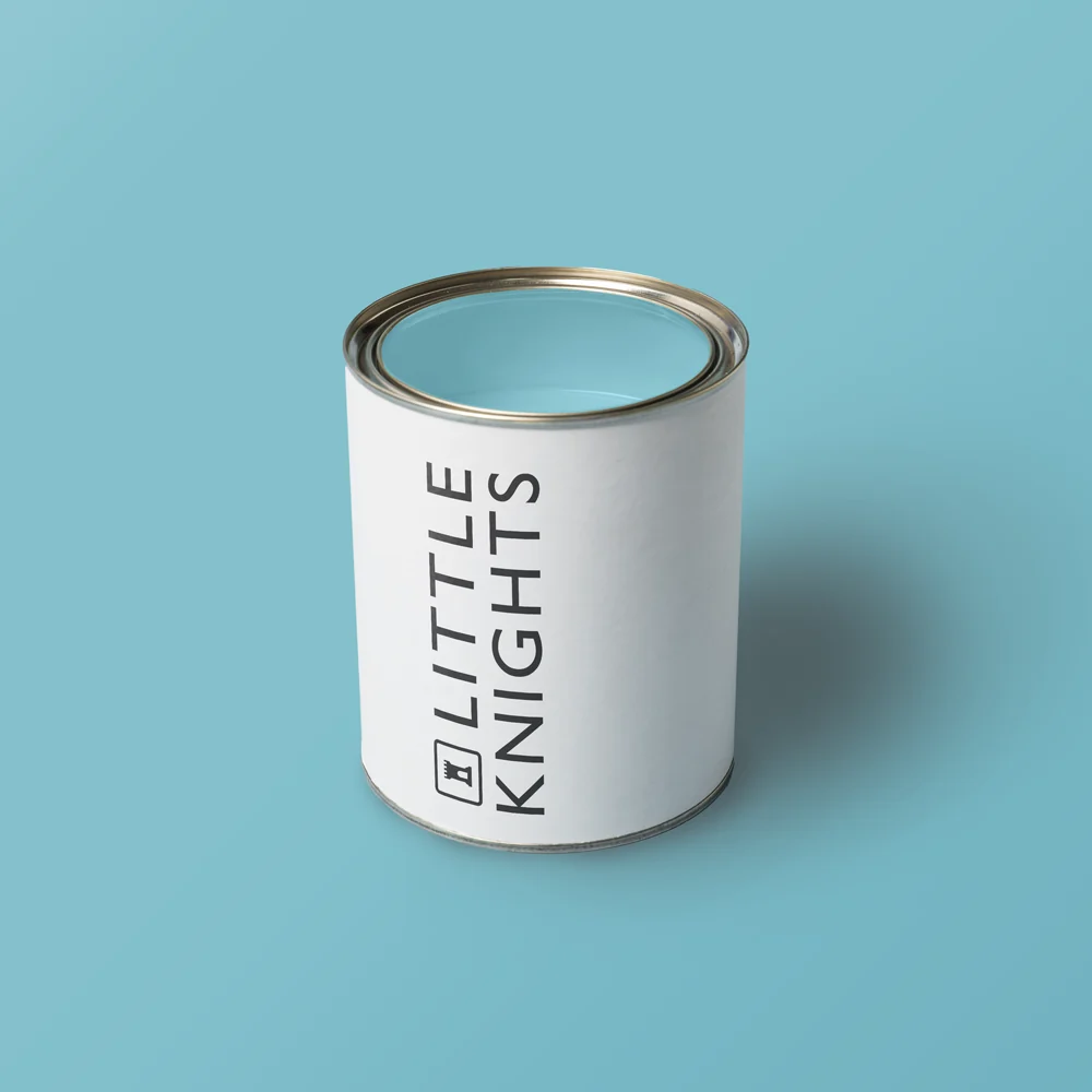 Little Knights - Beach Hut Turquoise Blue - Matte/Eggshell/Silk/Satin/Gloss Interior Paint