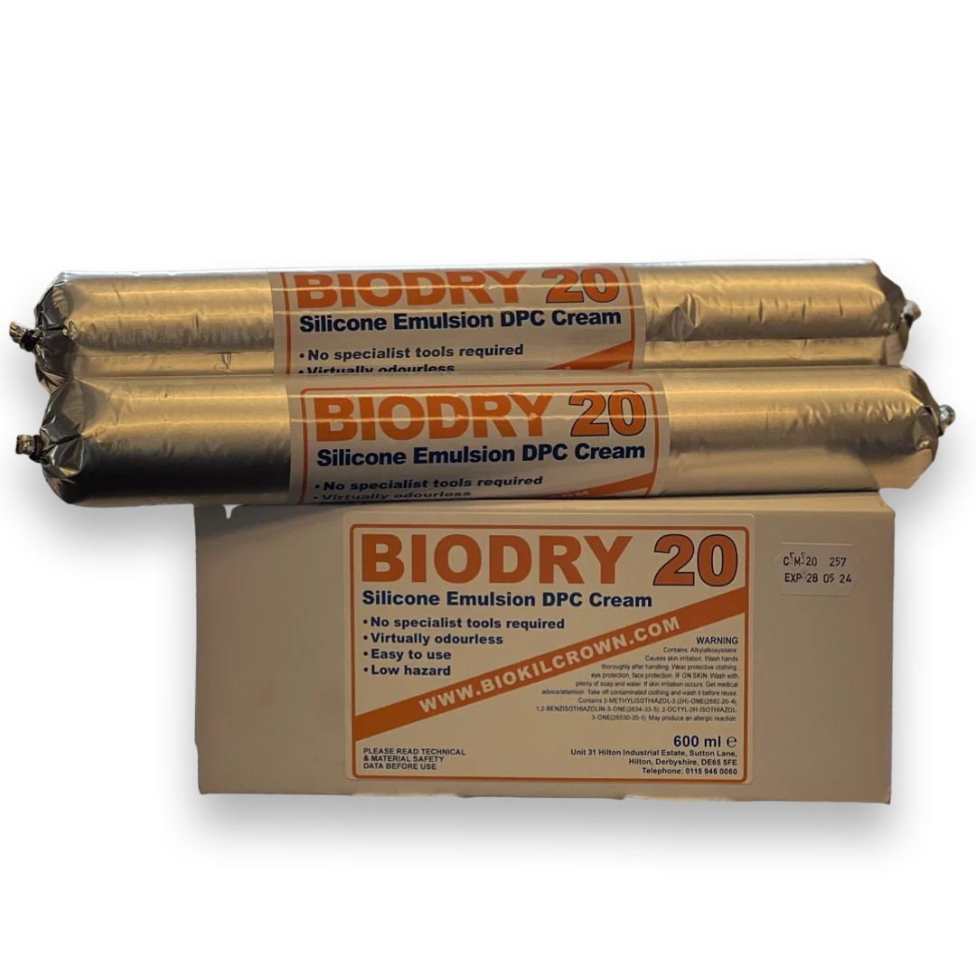 Biodry DPC Damp Proof Injection Cream - 600ml - Cmehical DPC for Rising Damp - Image 2