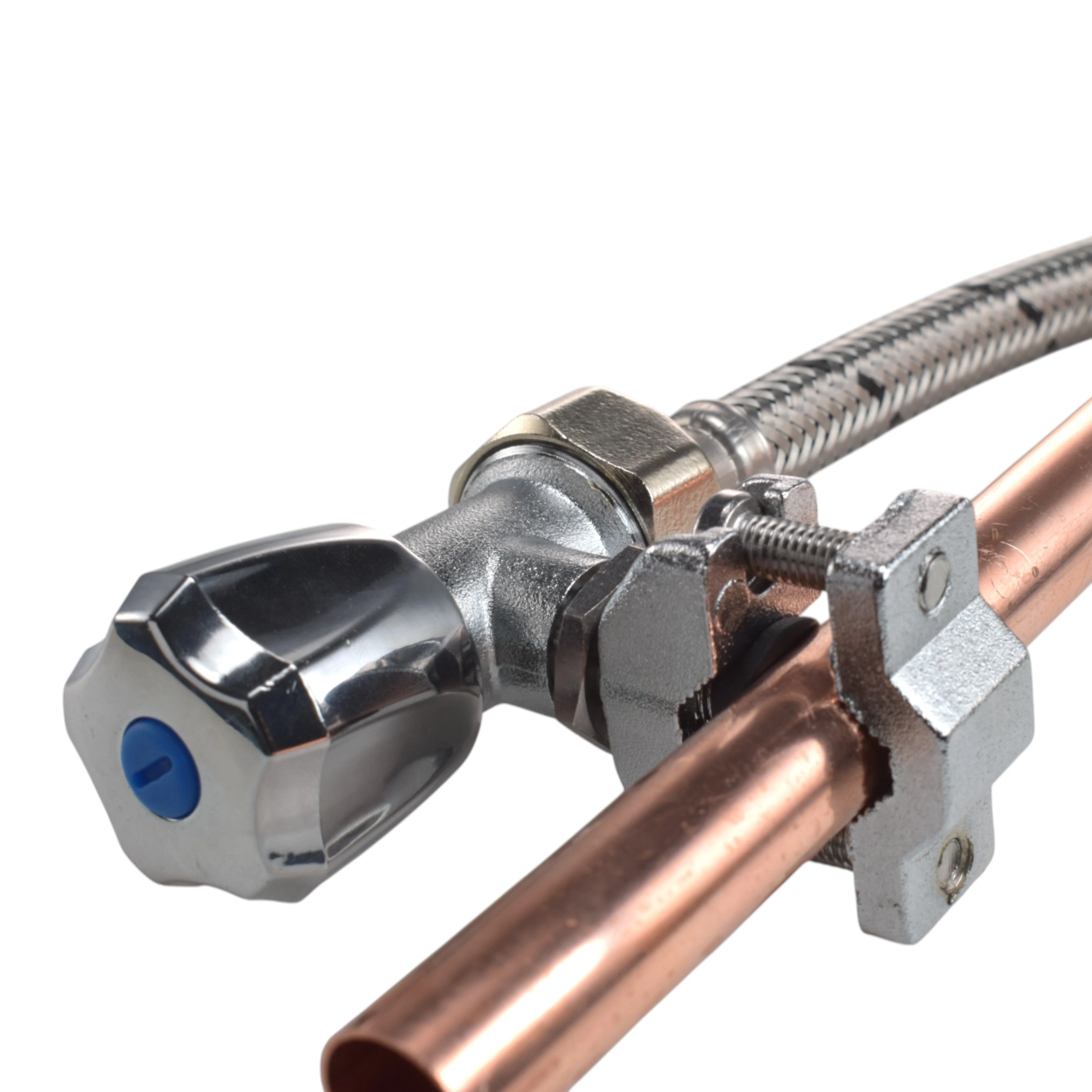 Brass Barbed Bib Tap FULL Connection Kit x2 - Image 11