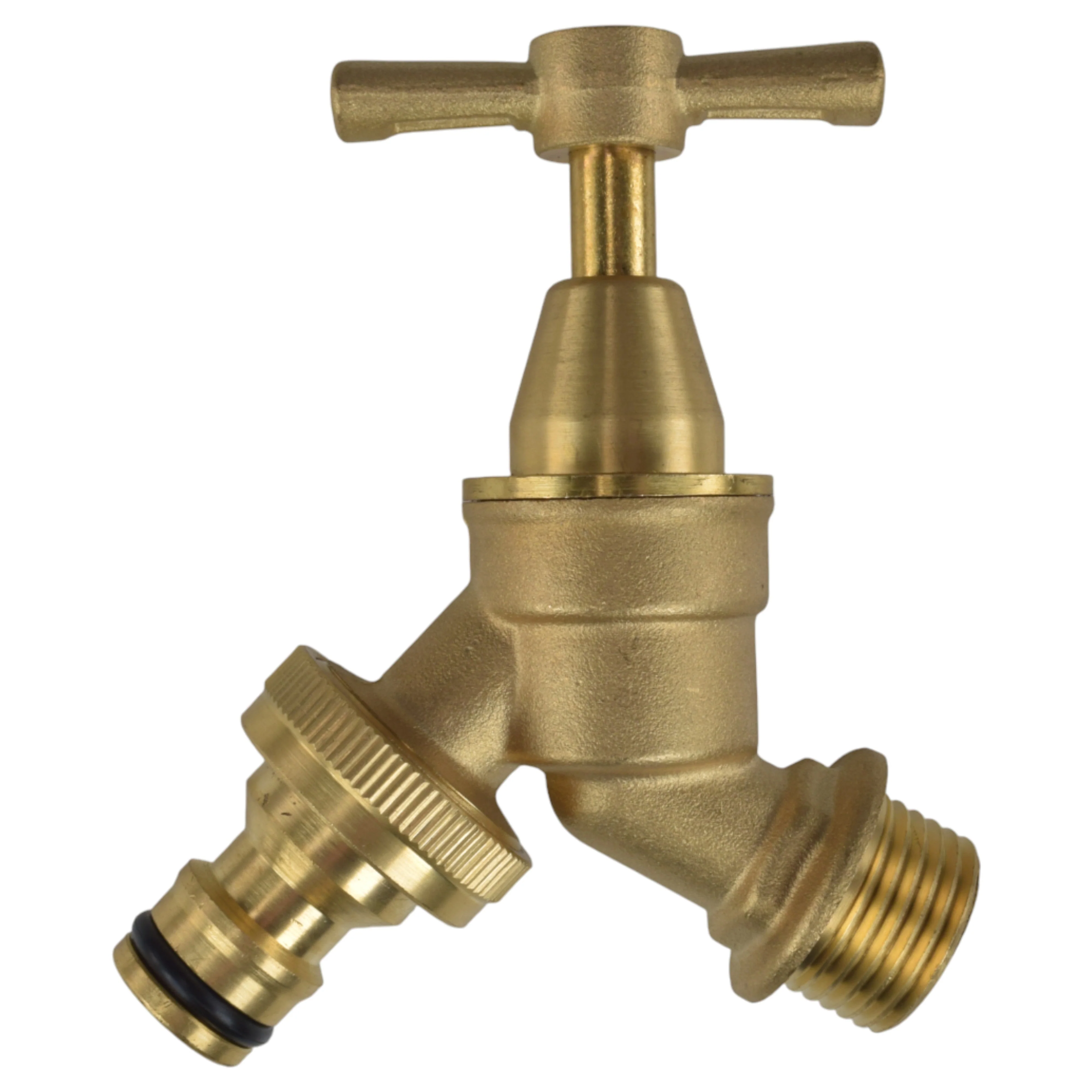 Brass Bib Tap Kit with Barb/Quick Connect Outlet, 1/2" and 3/4" BSP Thread Inlet - Image 22