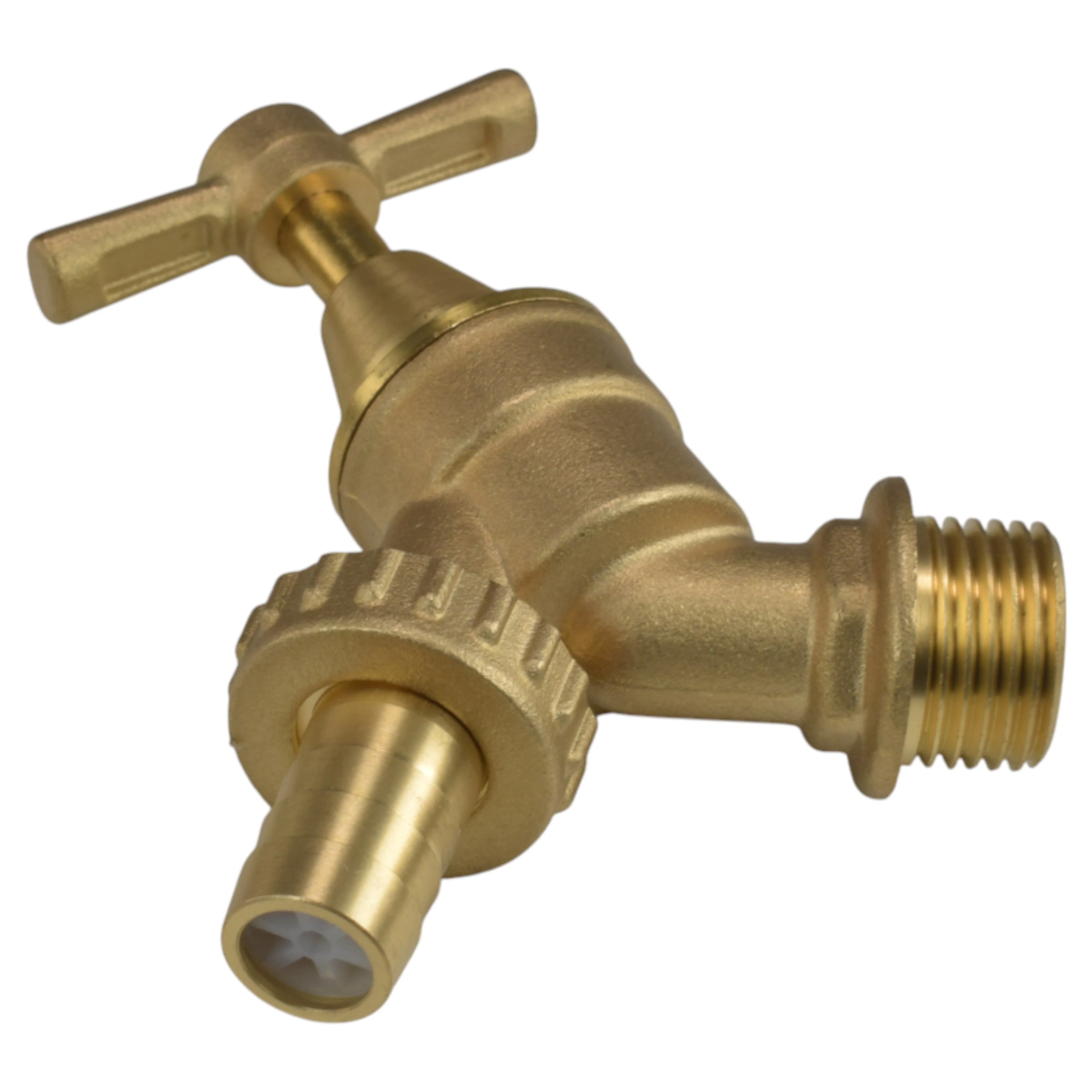 Brass Bib Tap Kit with Barb/Quick Connect Outlet, 1/2" and 3/4" BSP Thread Inlet - Image 25