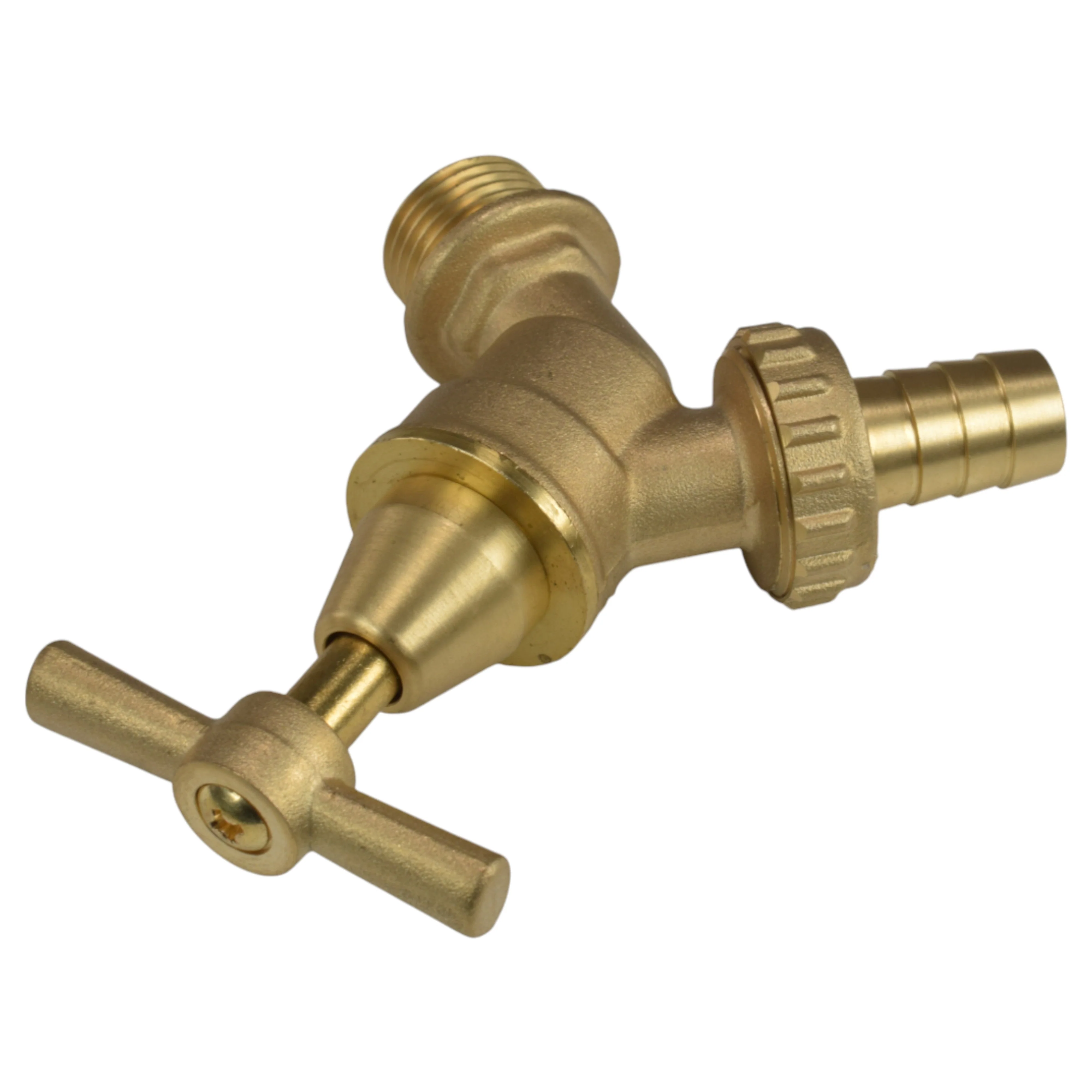 Brass Bib Tap Kit with Barb/Quick Connect Outlet, 1/2" and 3/4" BSP Thread Inlet - Image 26