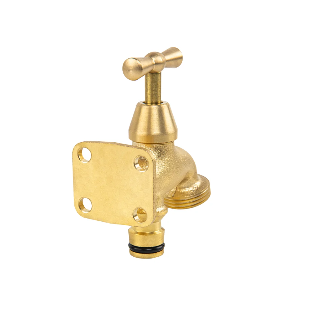 Brass Bib Tap with Quick Connect Inlet, ¾” BSP Thread Outlet - Image 3