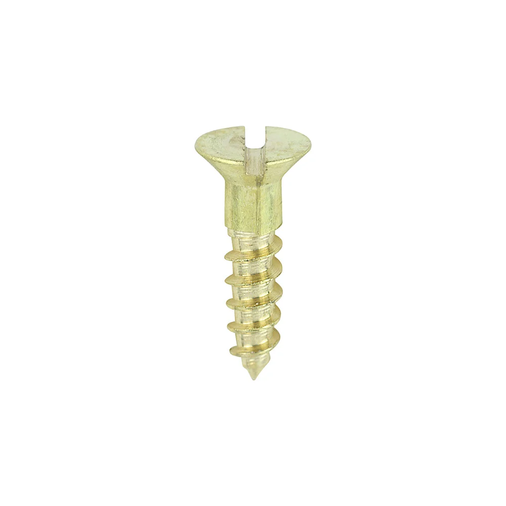 TIMCO Solid Brass Timber Screws – Slot – Countersunk - Image 2