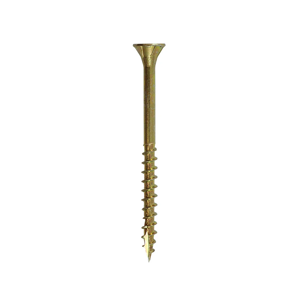 TIMCO C2 Floor-Fix – TX – Double Countersunk with Ribs – Twin-Cut – Yellow - Image 2