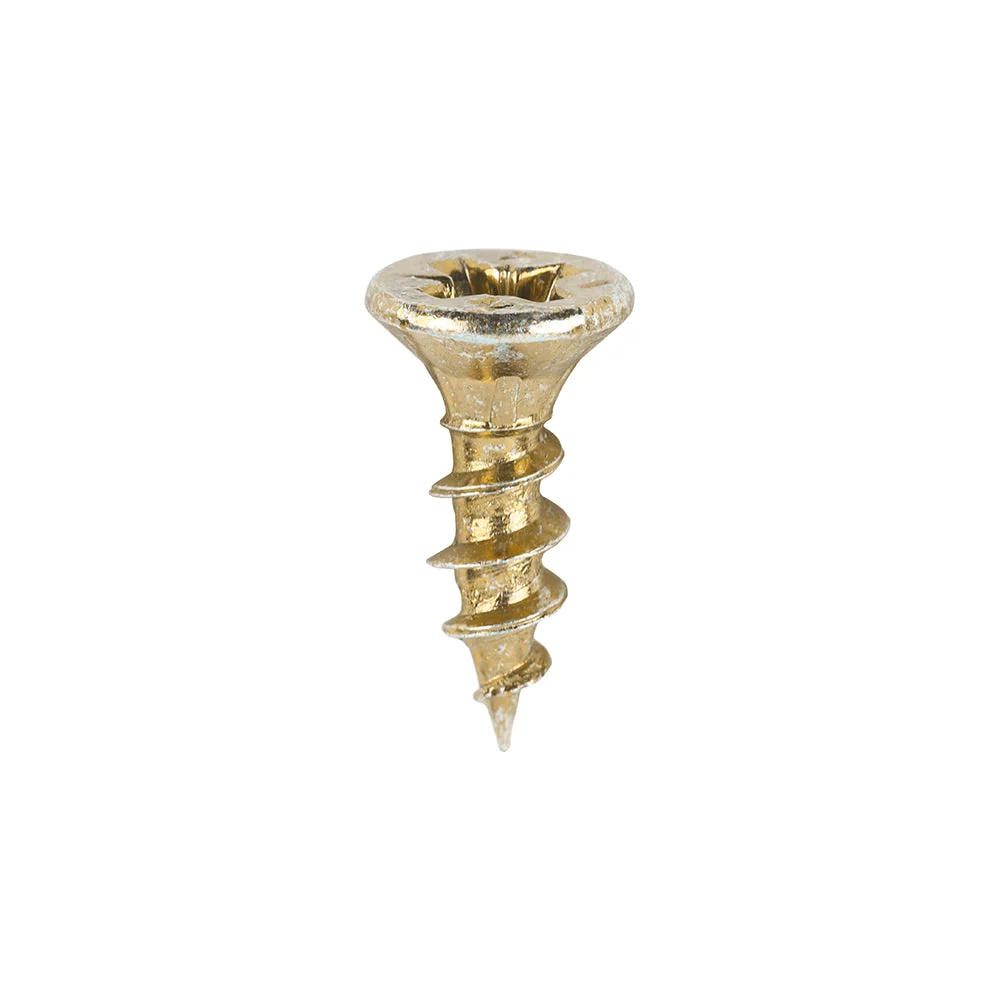 TIMCO C2 Strong-Fix – PZ – Double Countersunk – Sharp Point – Yellow