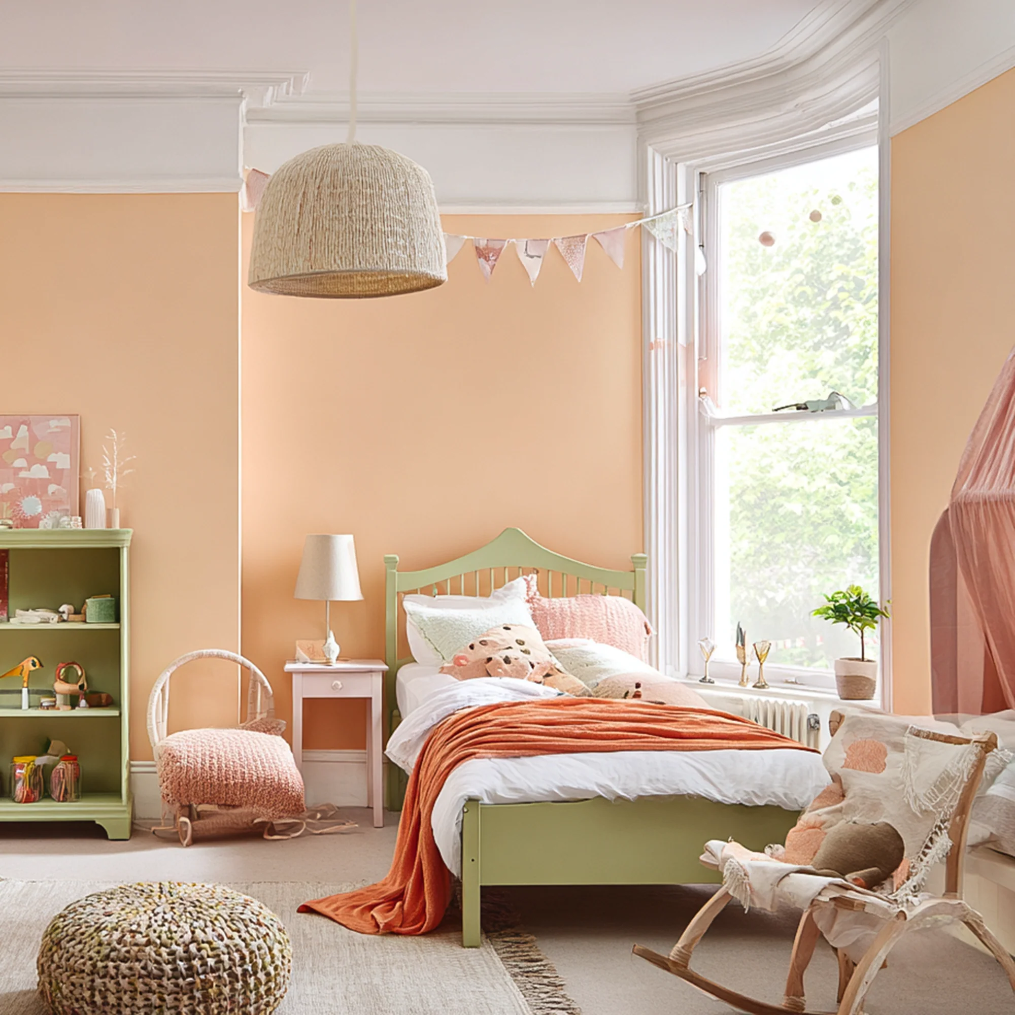 Little Knights - Cornfield Warm Apricot - Matte/Eggshell/Silk/Satin/Gloss Interior Paint - Image 2