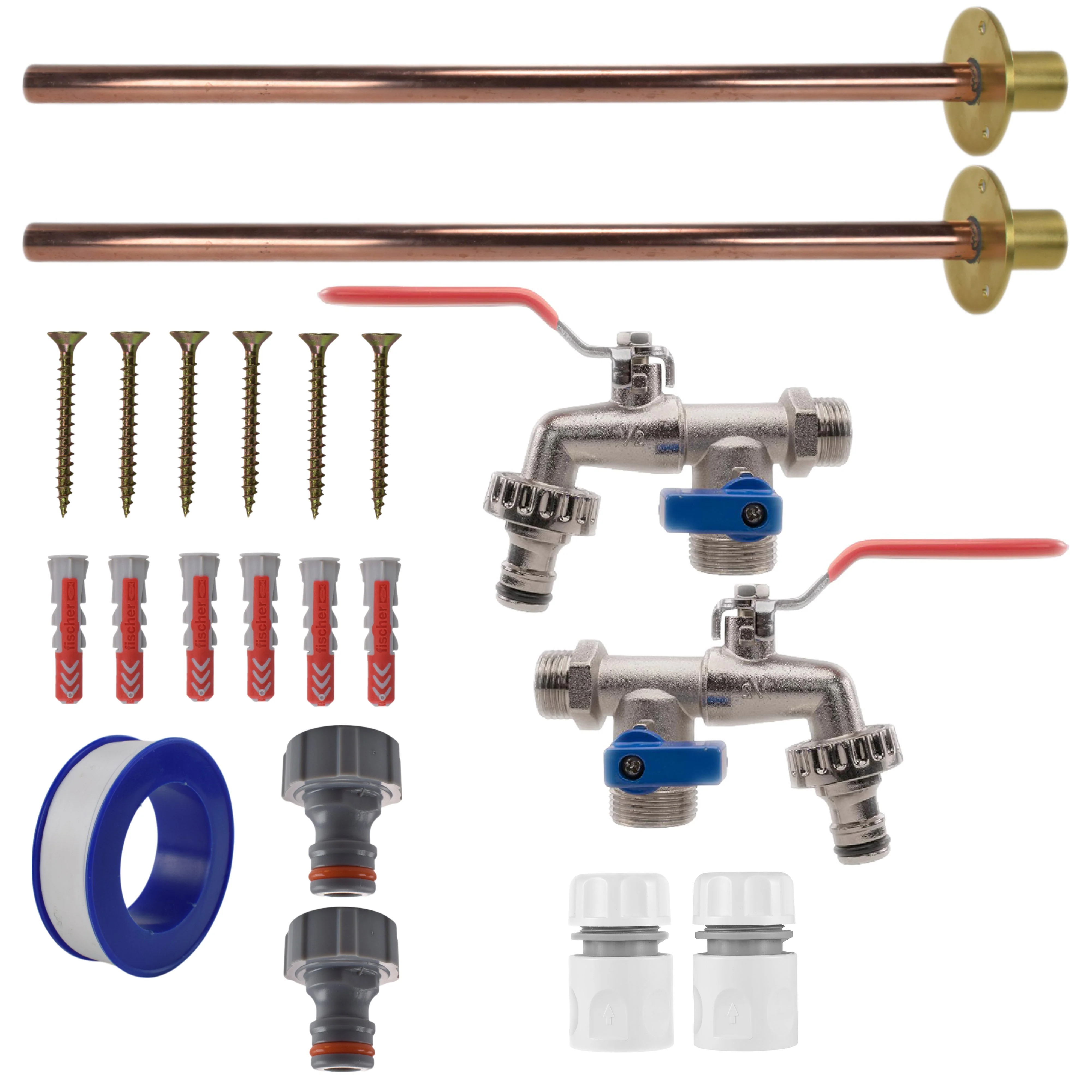 Double Lever Tap BASIC Connection Kit x2 - Image 8
