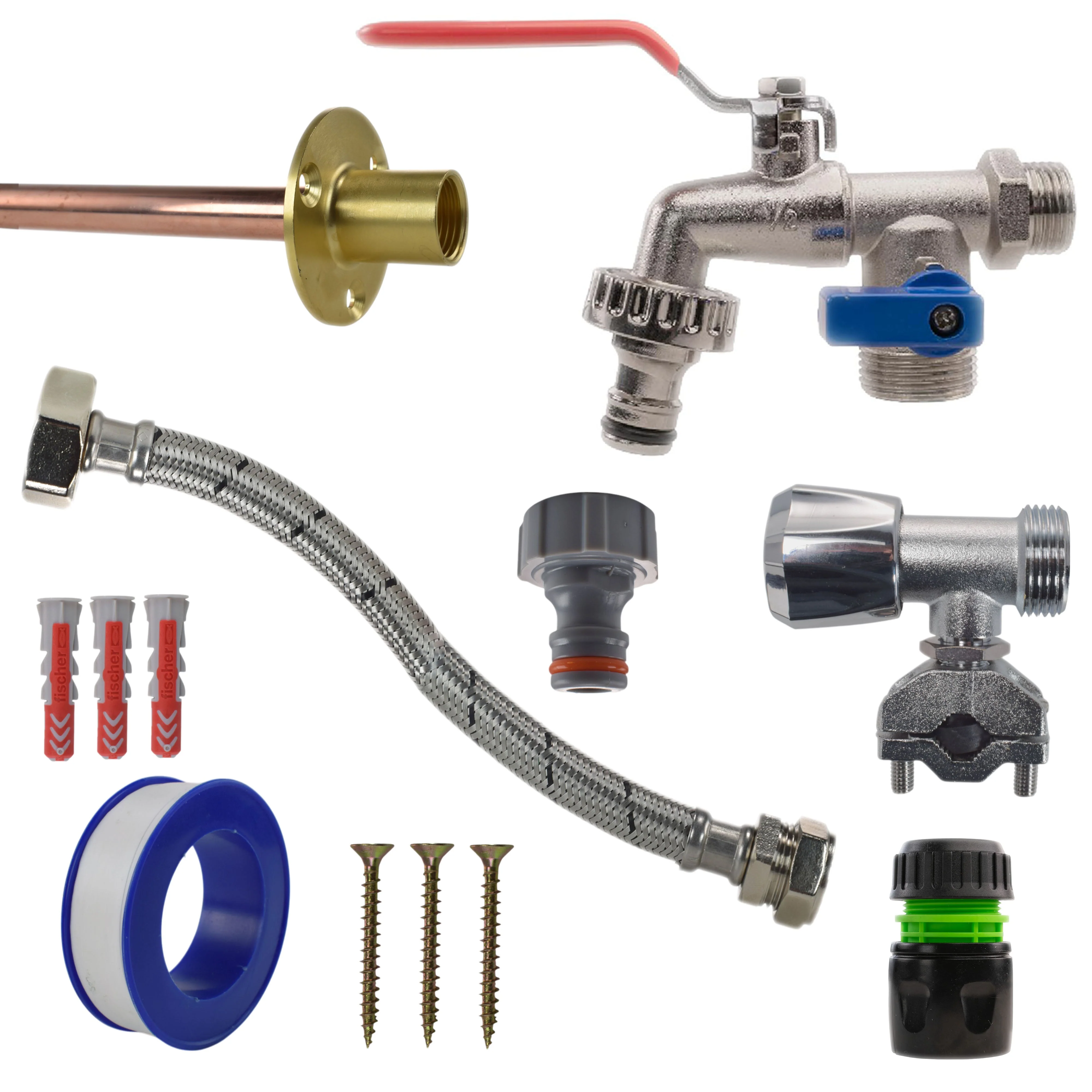 Double Lever Tap FULL Connection Kit - Image 24