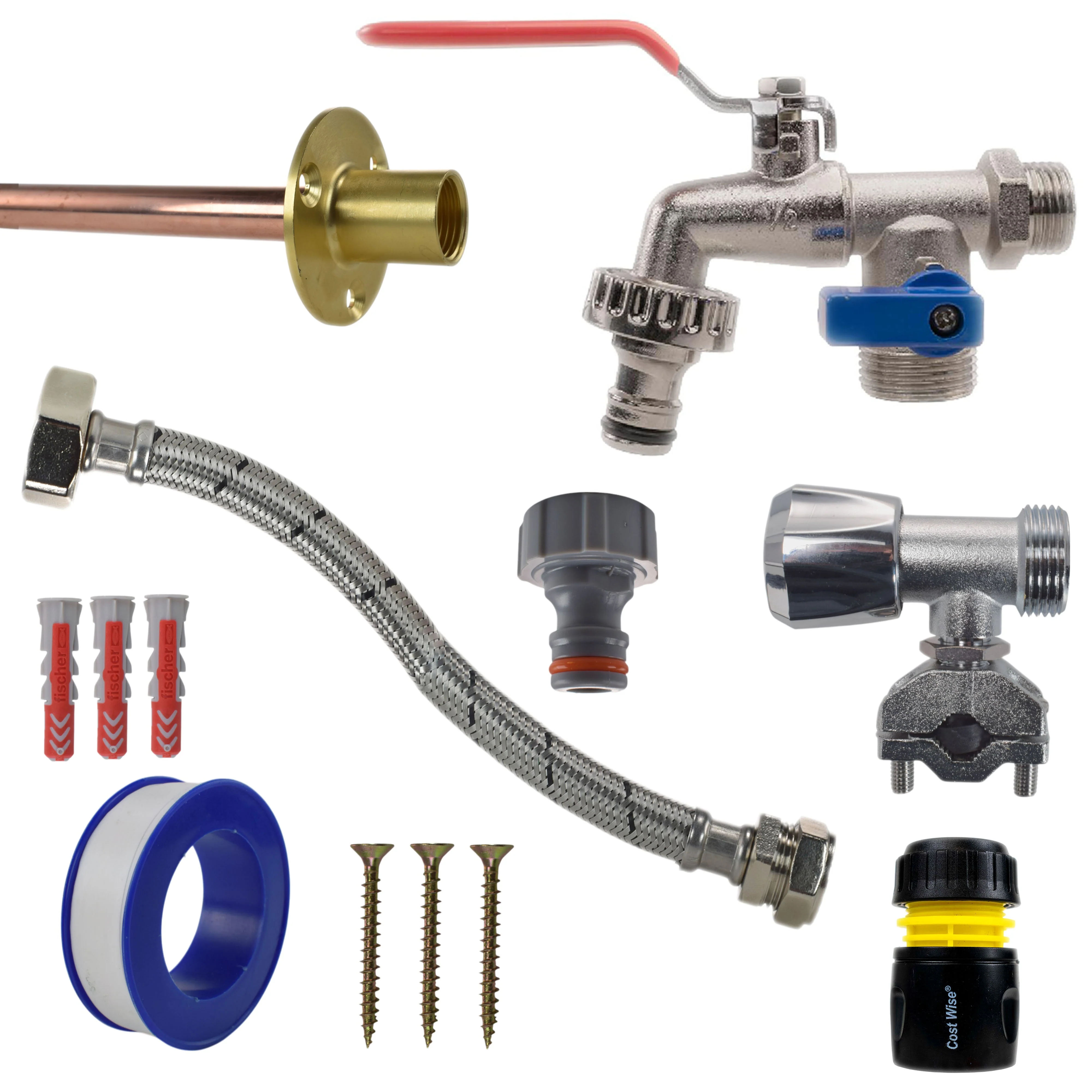 Double Lever Tap FULL Connection Kit - Image 26