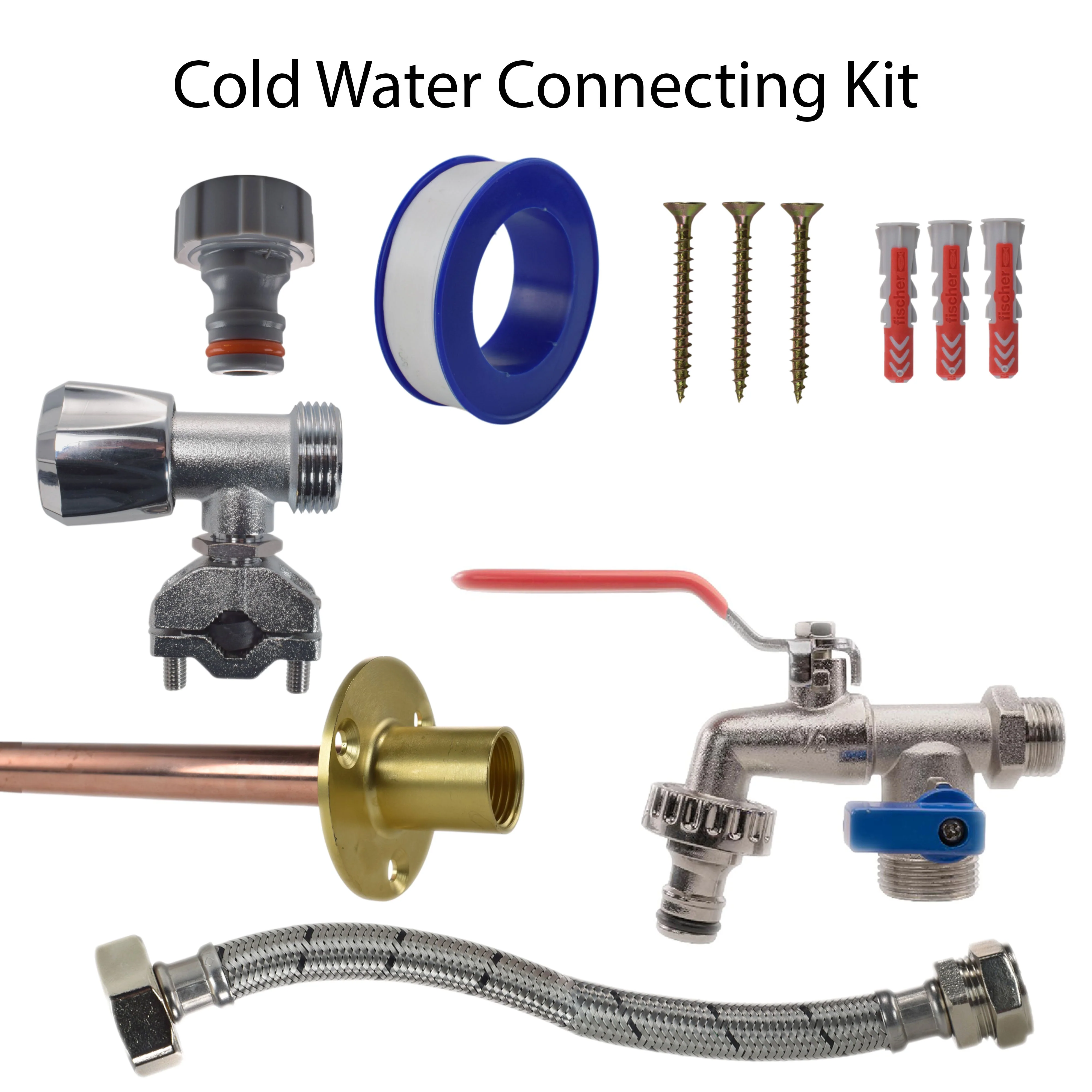 Double Lever Tap FULL Connection Kit - Image 4