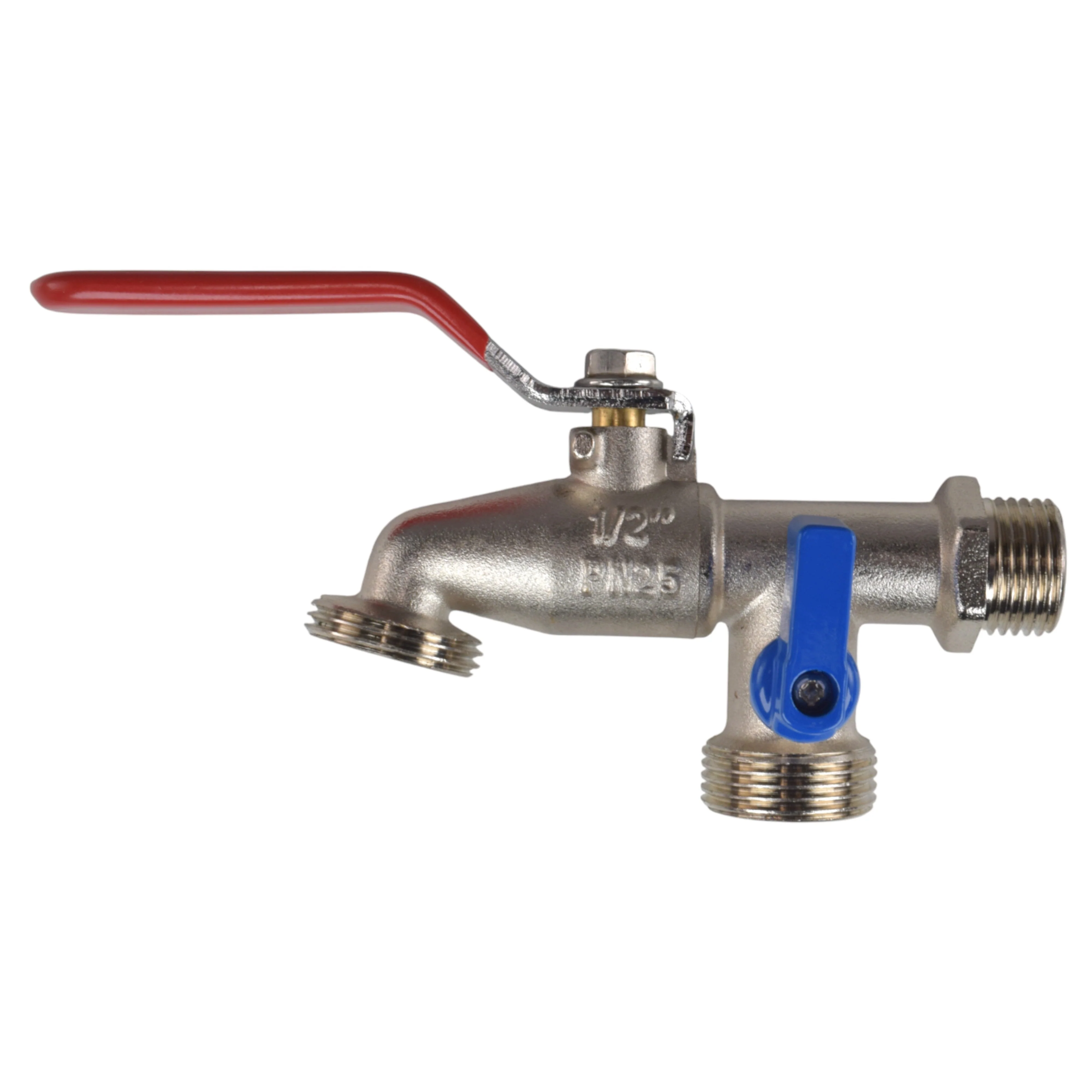 Double Lever Tap Kit with Barb/Quick Connect Outlet, 1/2" and 3/4" BSP Thread Inlet - Image 12