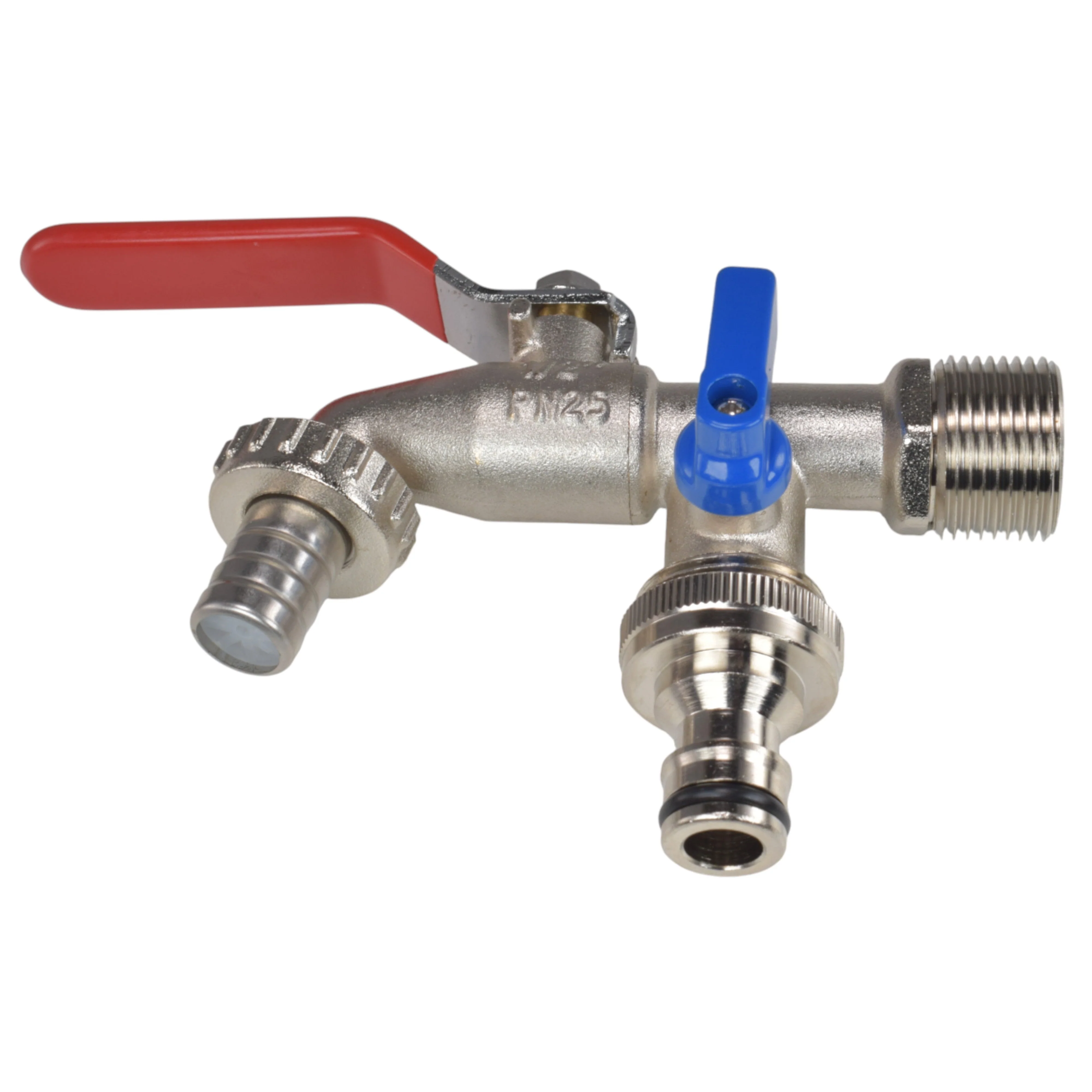 Double Lever Tap Kit with Barb/Quick Connect Outlet, 1/2" and 3/4" BSP Thread Inlet - Image 15