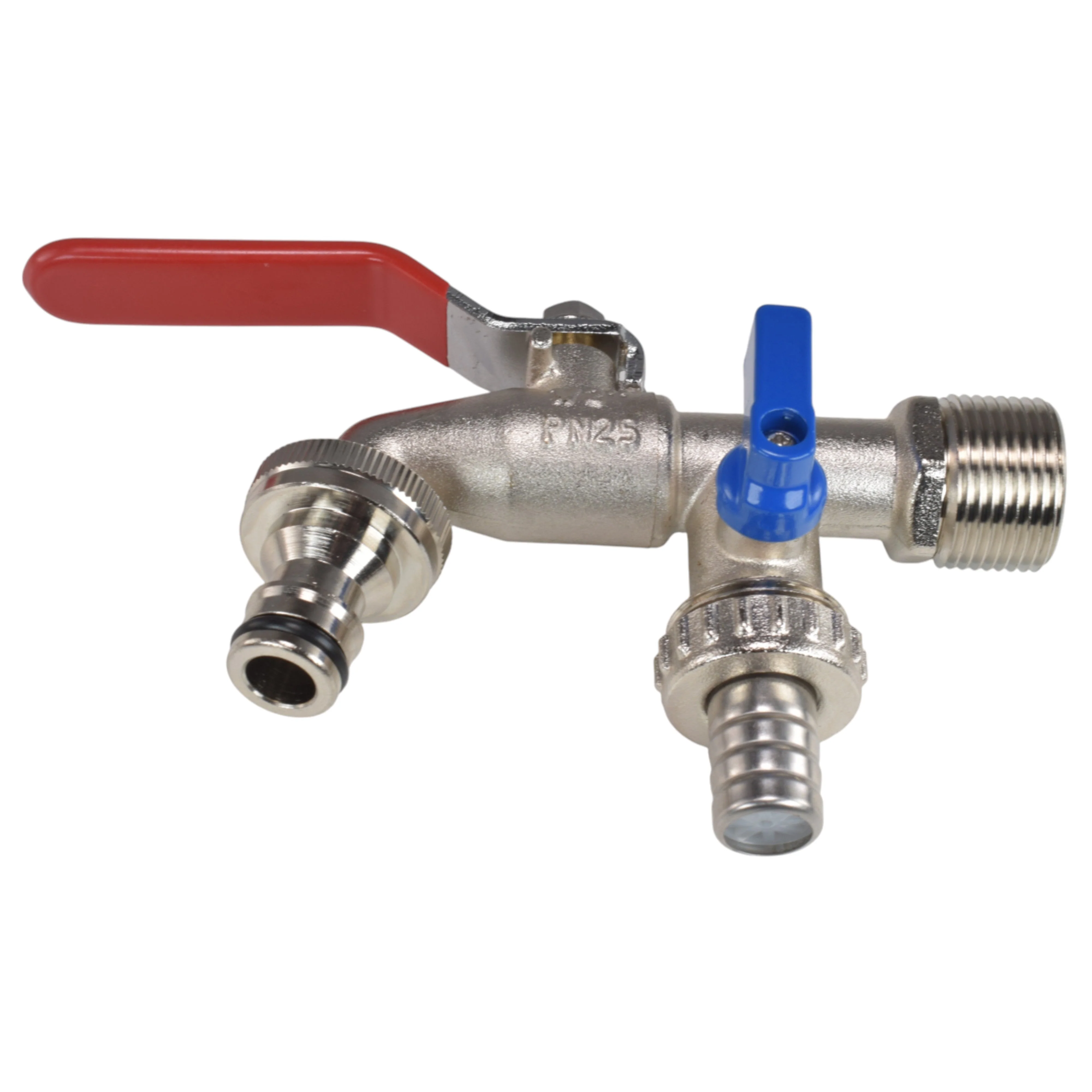 Double Lever Tap Kit with Barb/Quick Connect Outlet, 1/2" and 3/4" BSP Thread Inlet - Image 18