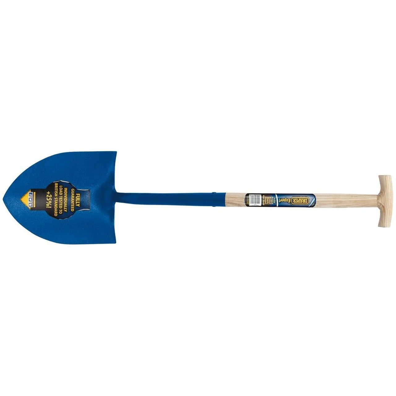 Draper Solid Forged Round Mouth Shovel - T Handle with Ash Shaft