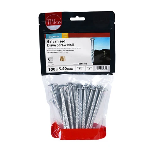 Drive Screw Nails – Galvanised – 1kg Bags - Image 3