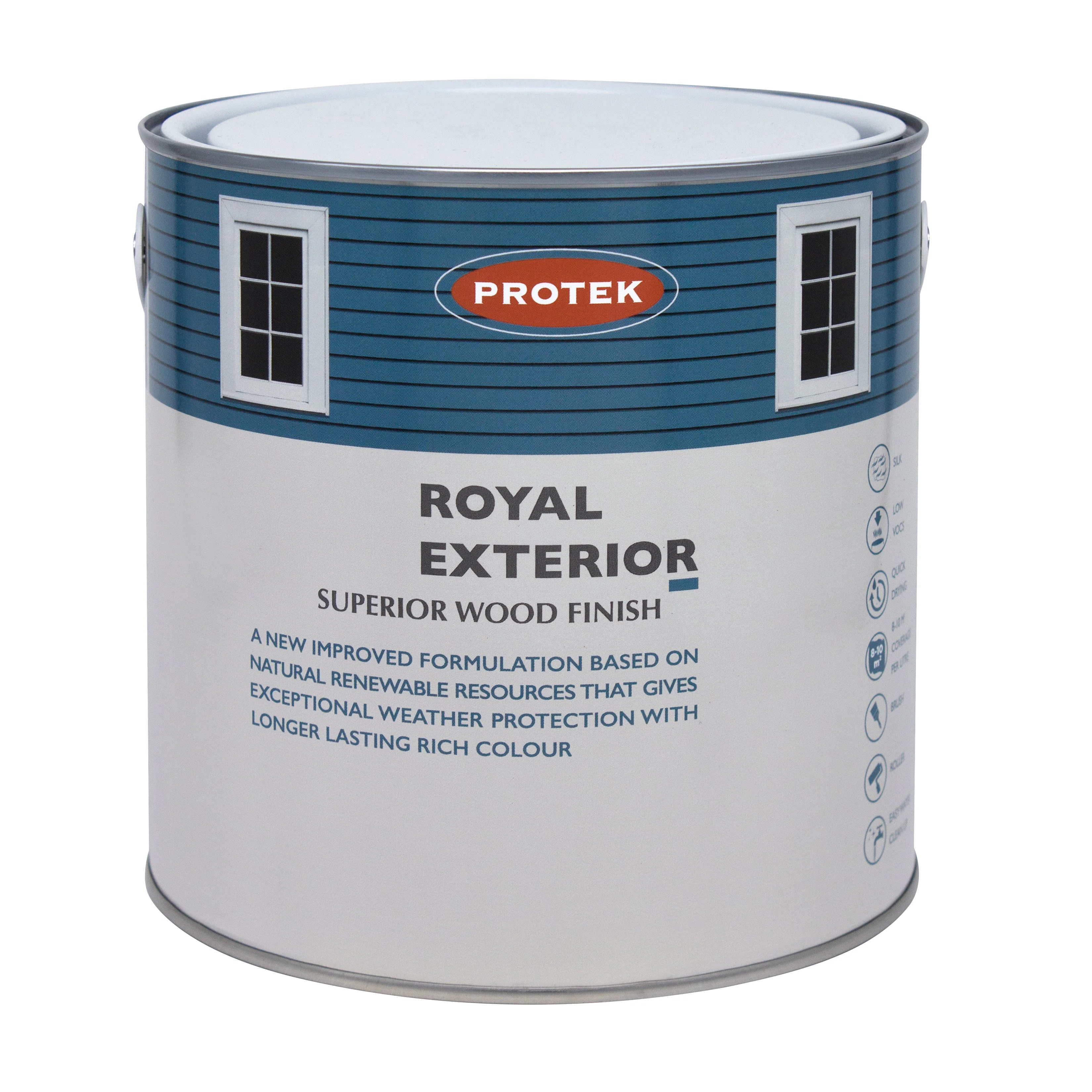 Egg Shell Blue - Royal Exterior Paint - Image 3