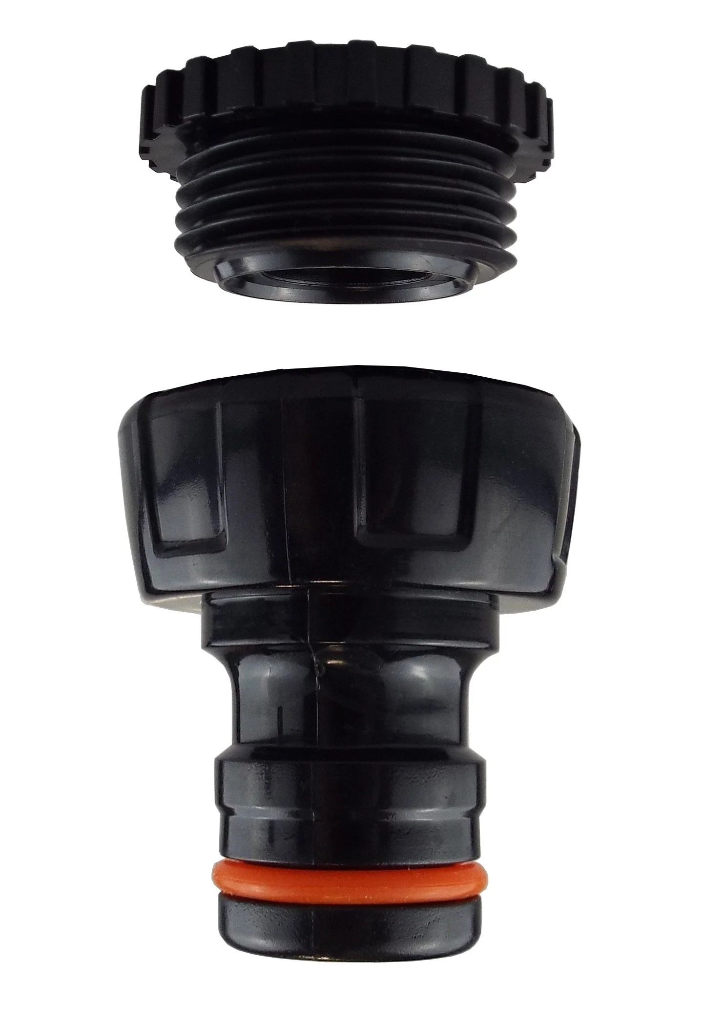 Female Tap Connector 1"-3/4" BSPF Max Flo Black/Orange - Image 4