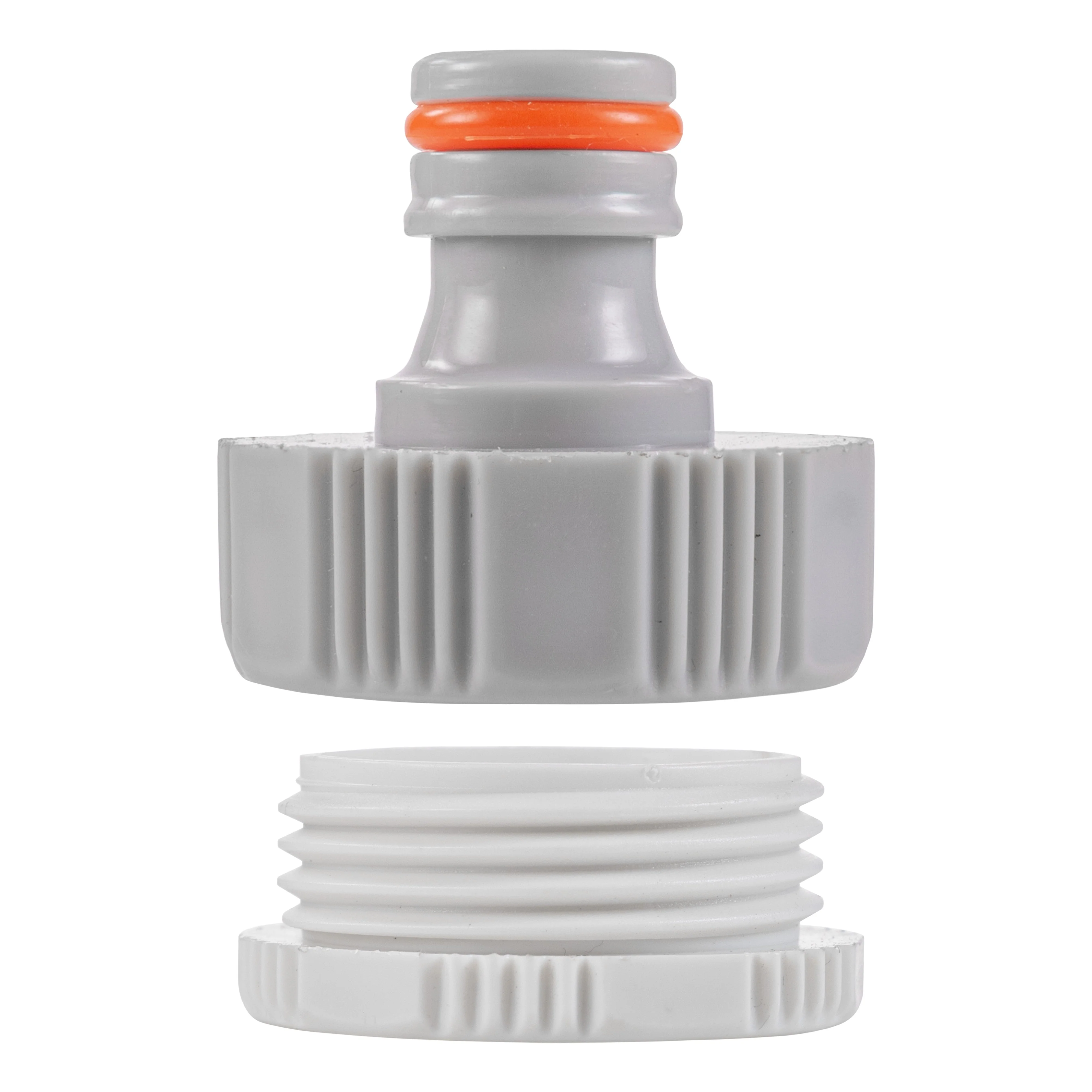 Female Tap Connector 1" or 3/4" BSP Female, Gray/White - Image 5