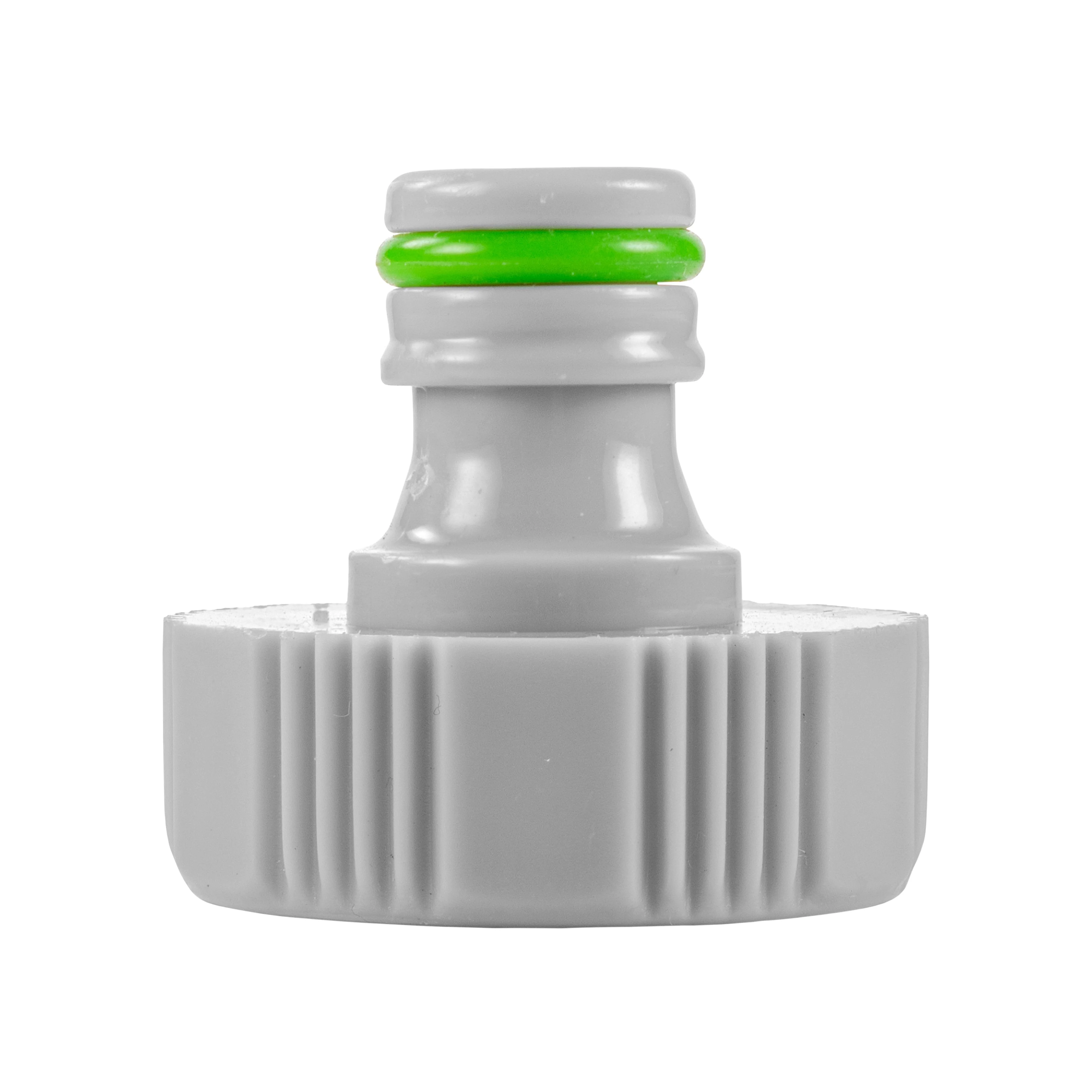 Female Tap Connector 1" or 3/4" BSP Female, Green/Gray - Image 12