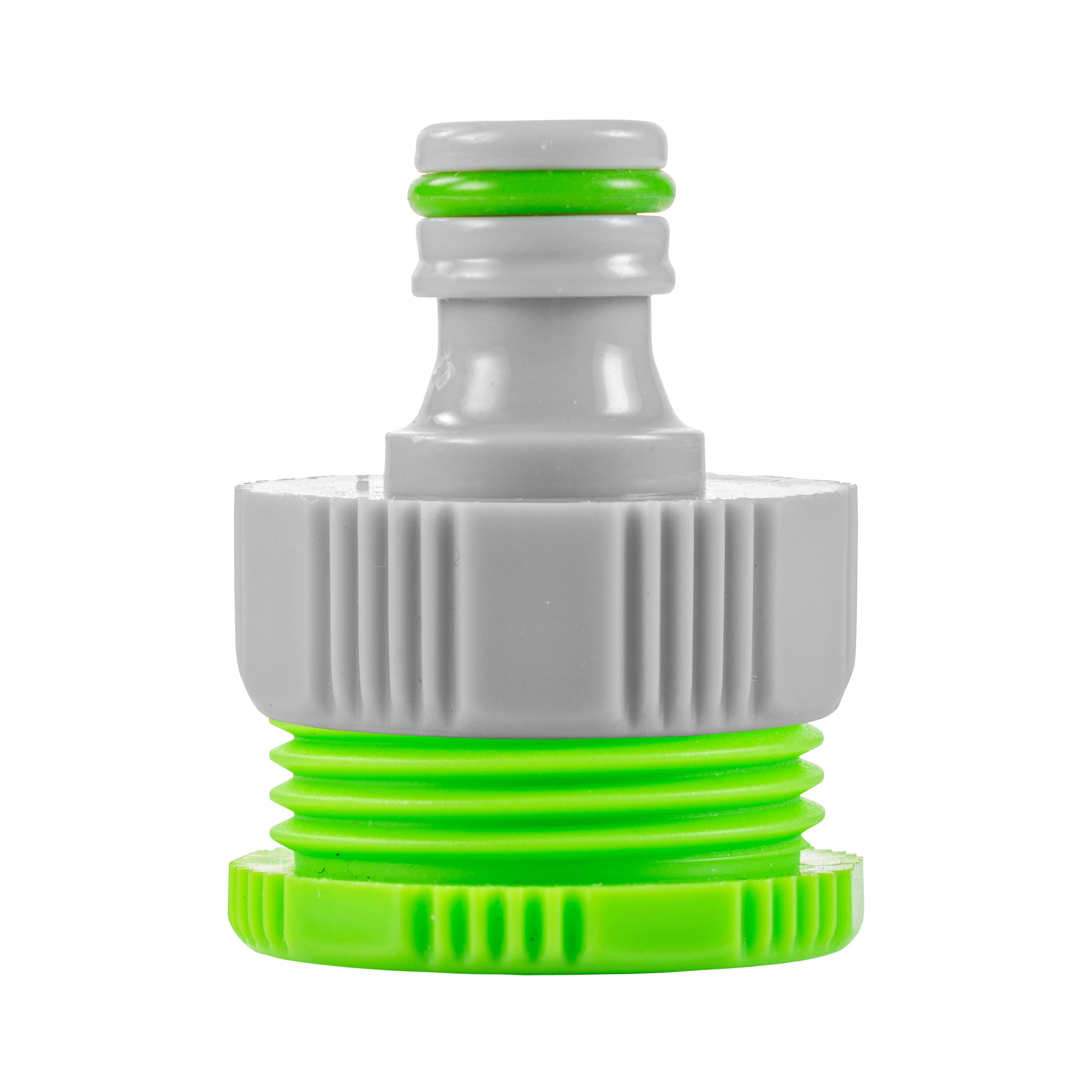 Female Tap Connector 1" or 3/4" BSP Female, Green/Gray - Image 13