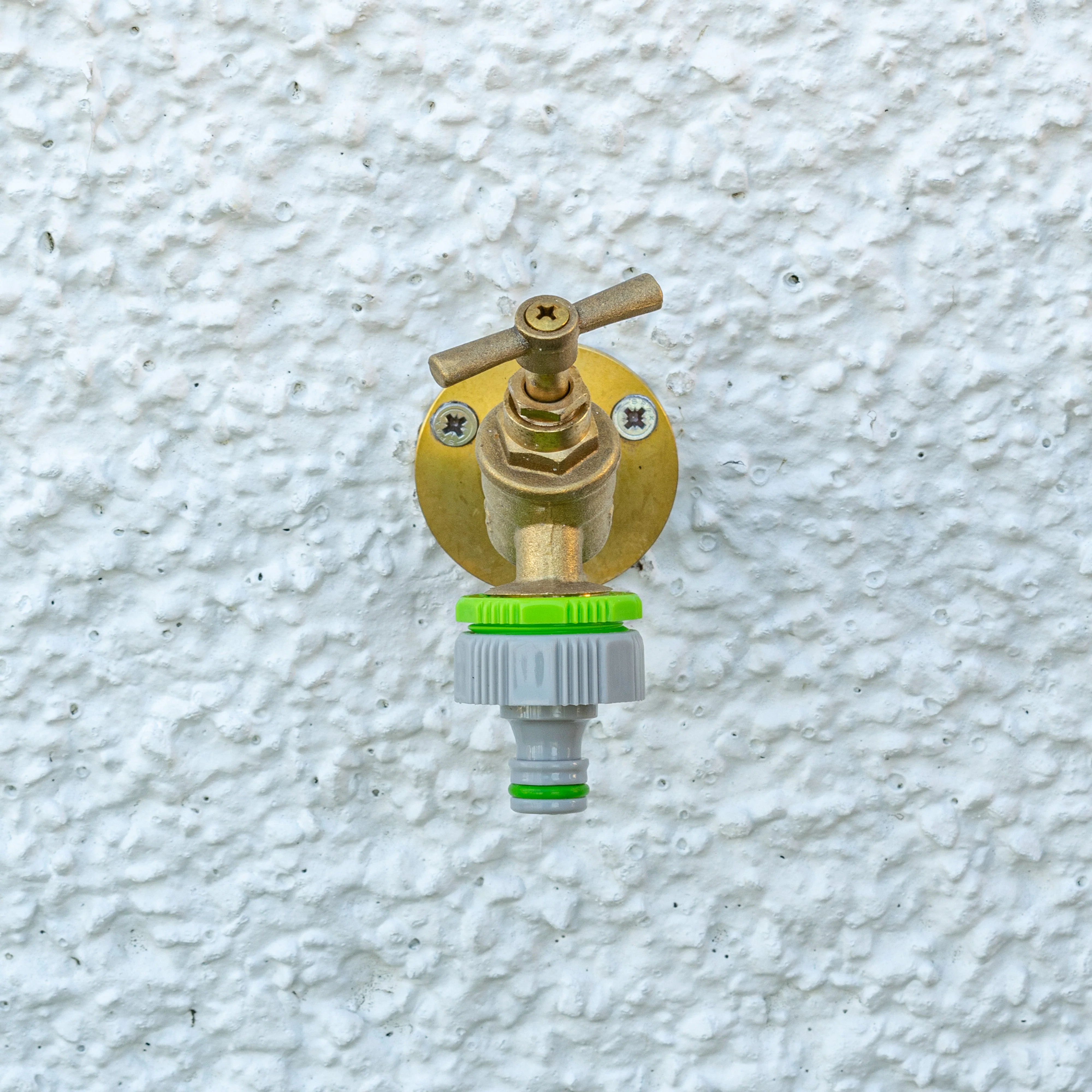 Female Tap Connector 1" or 3/4" BSP Female, Green/Gray - Image 3