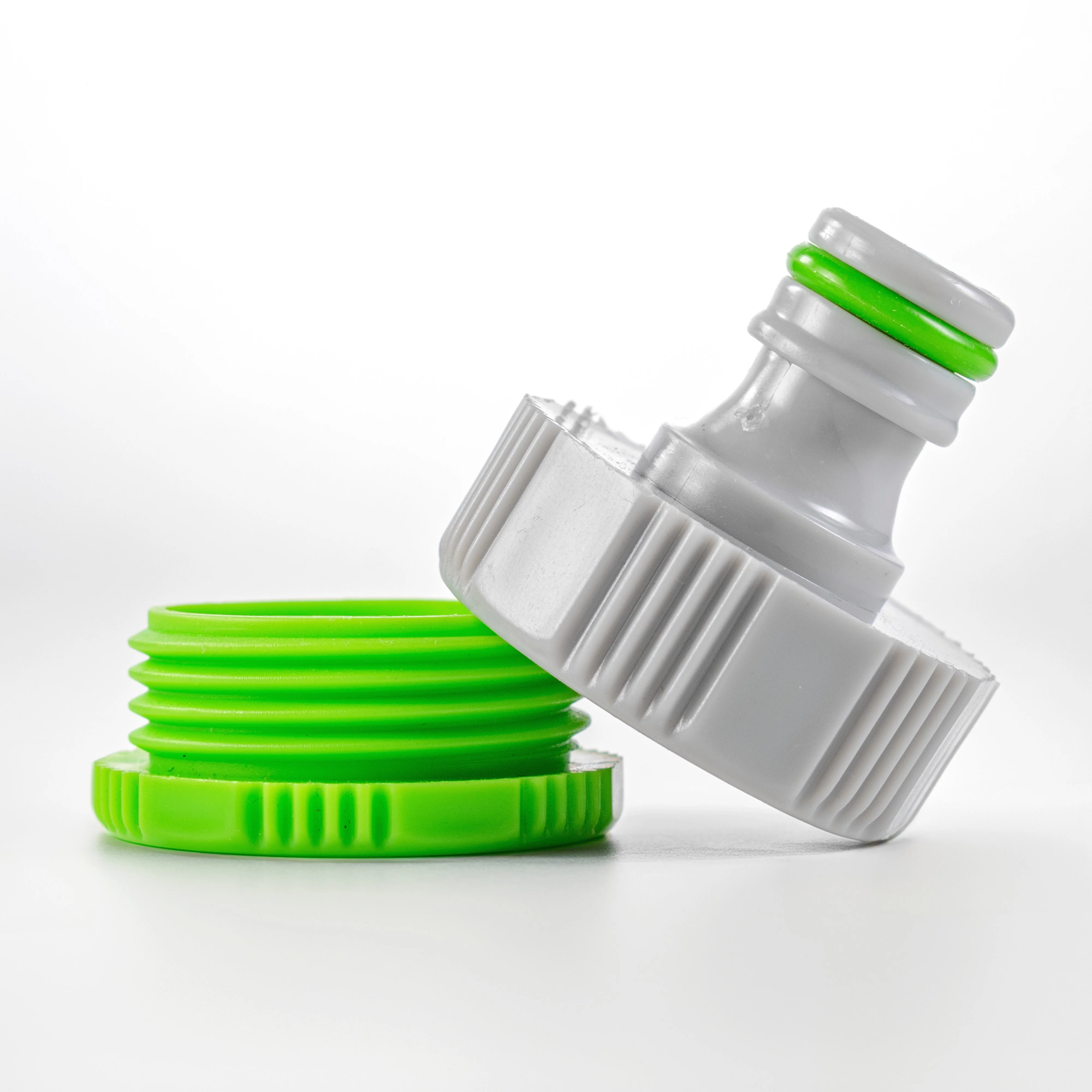 Female Tap Connector 3/4" or 1/2" BSP Female, Green/Gray - Image 13