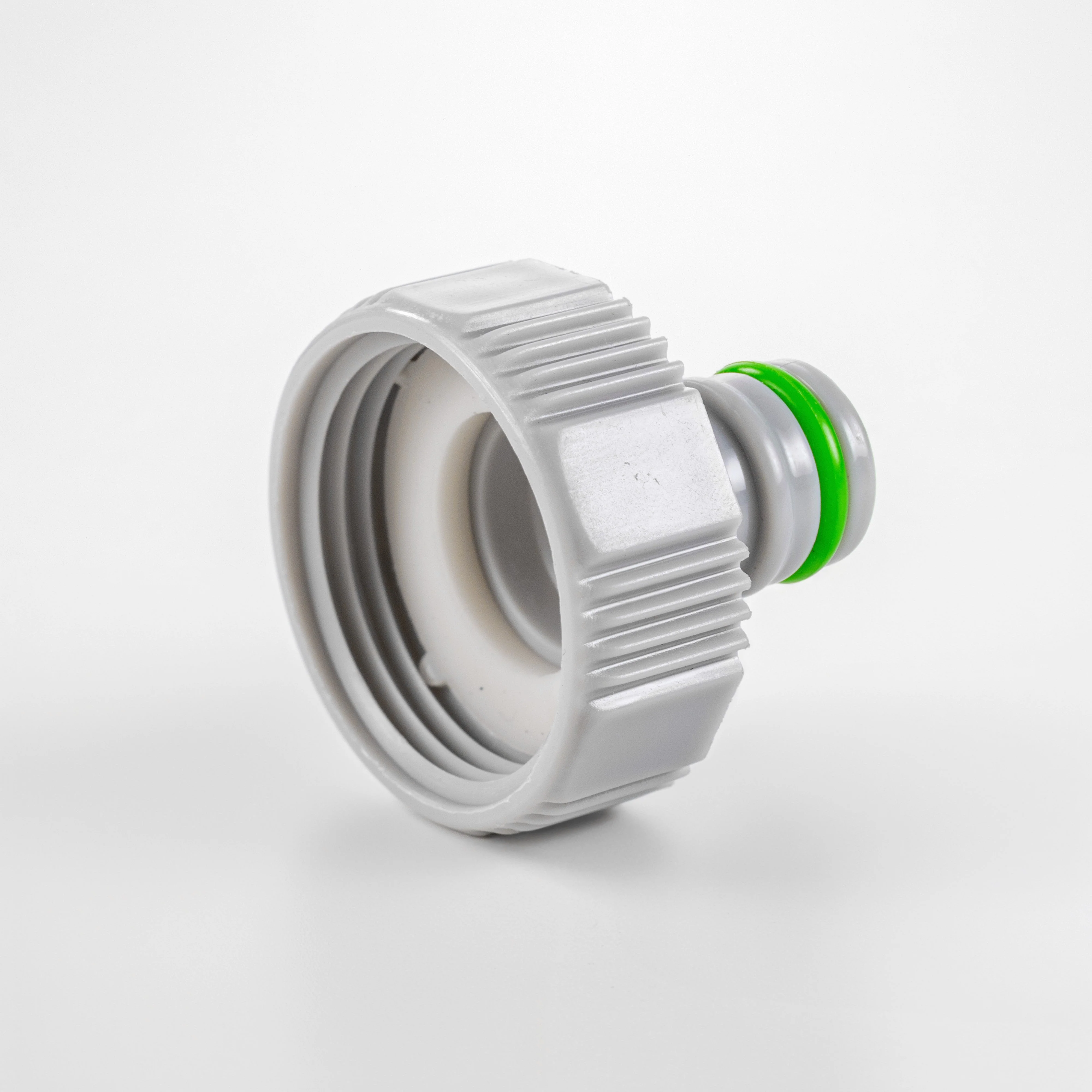 Female Tap Connector 3/4" or 1/2" BSP Female, Green/Gray - Image 14