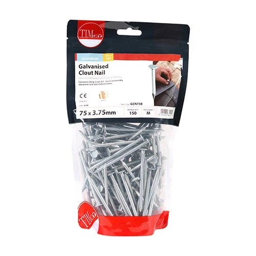 Galvanised Clout Nails – Roofing Nails – 1kg Bags - Image 10