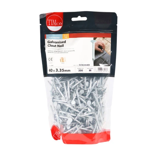 Galvanised Clout Nails – Roofing Nails – 1kg Bags - Image 5
