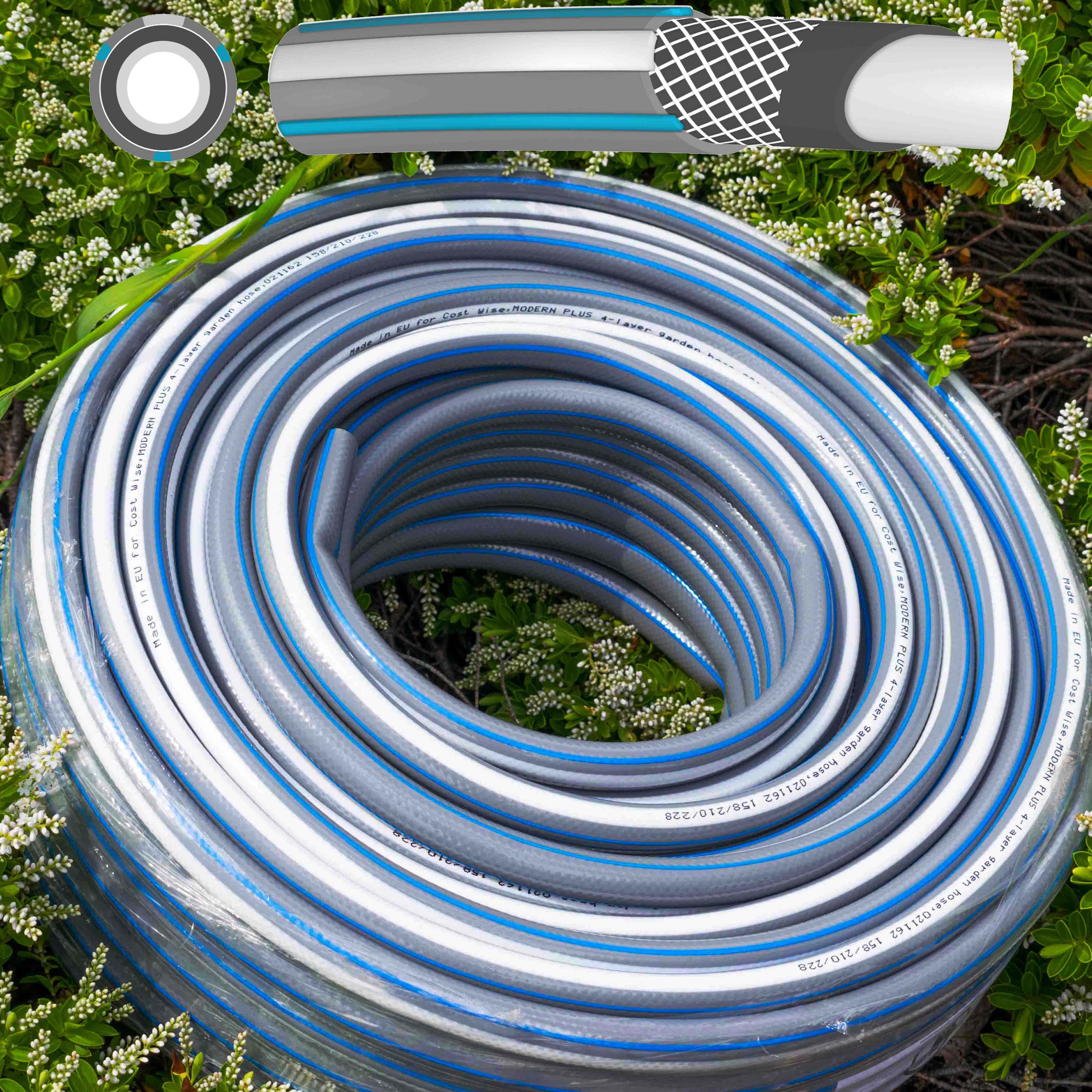 Garden Hose Set Gray (Black Connectors) - Image 3