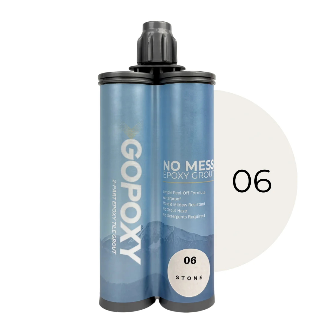 GoPoxy Epoxy Grout – “No-Mess” Peel-Off, Twin-Cartridge - Image 13