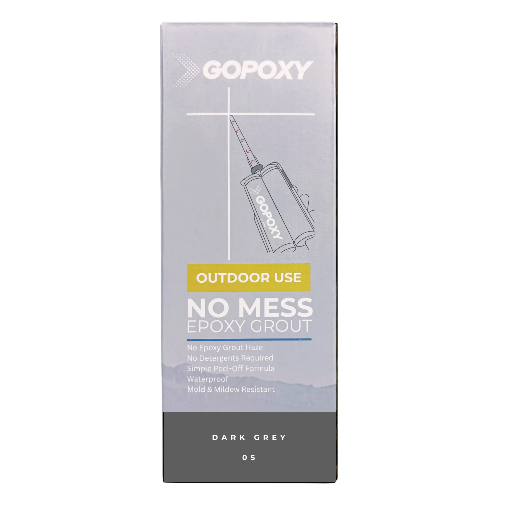 GoPoxy Grout (Outdoor Use) – No-Mess Epoxy, Peel-Off Cleanup - Image 3