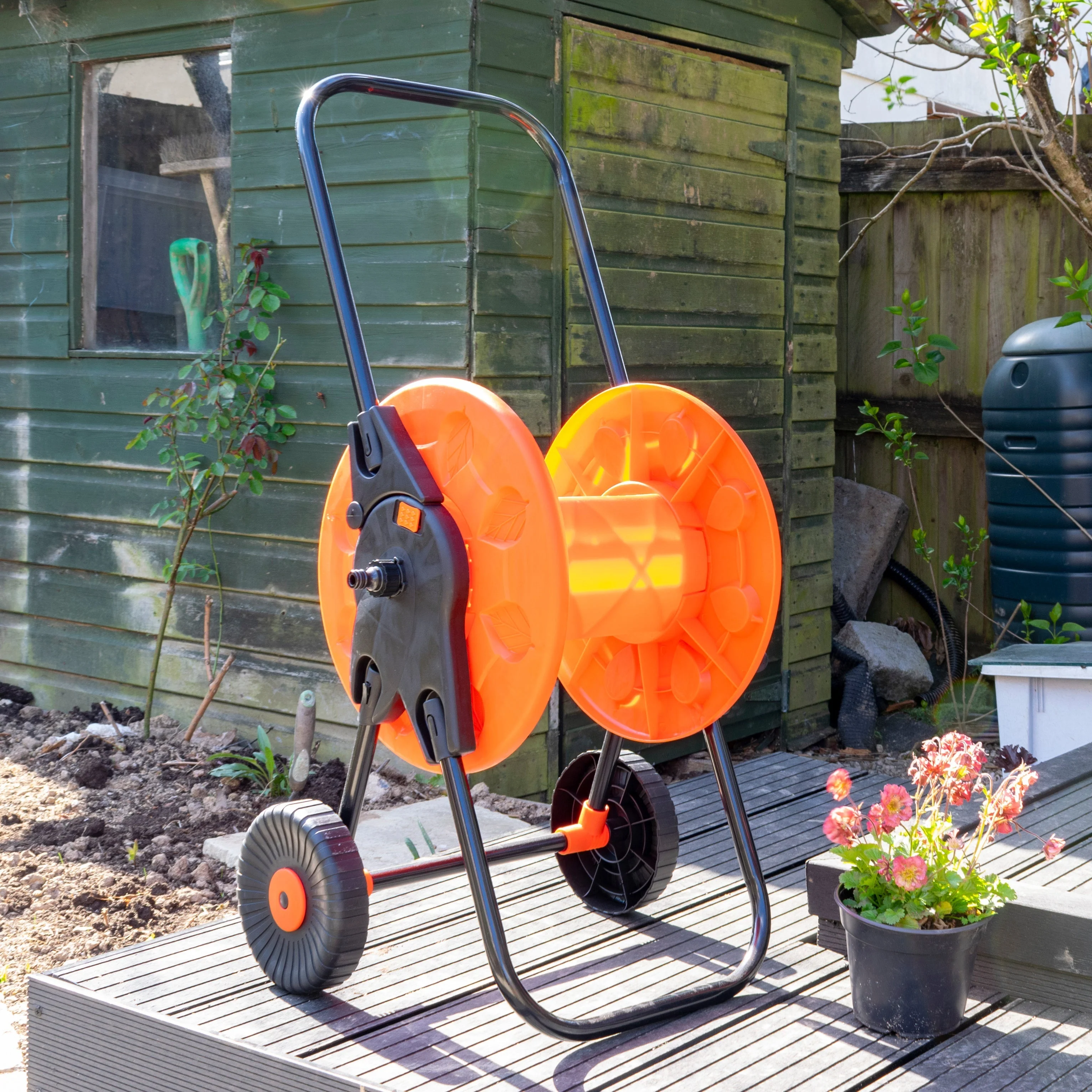 Hose Cart with Wheels for 60m 1/2" Garden Hose CW - Image 6