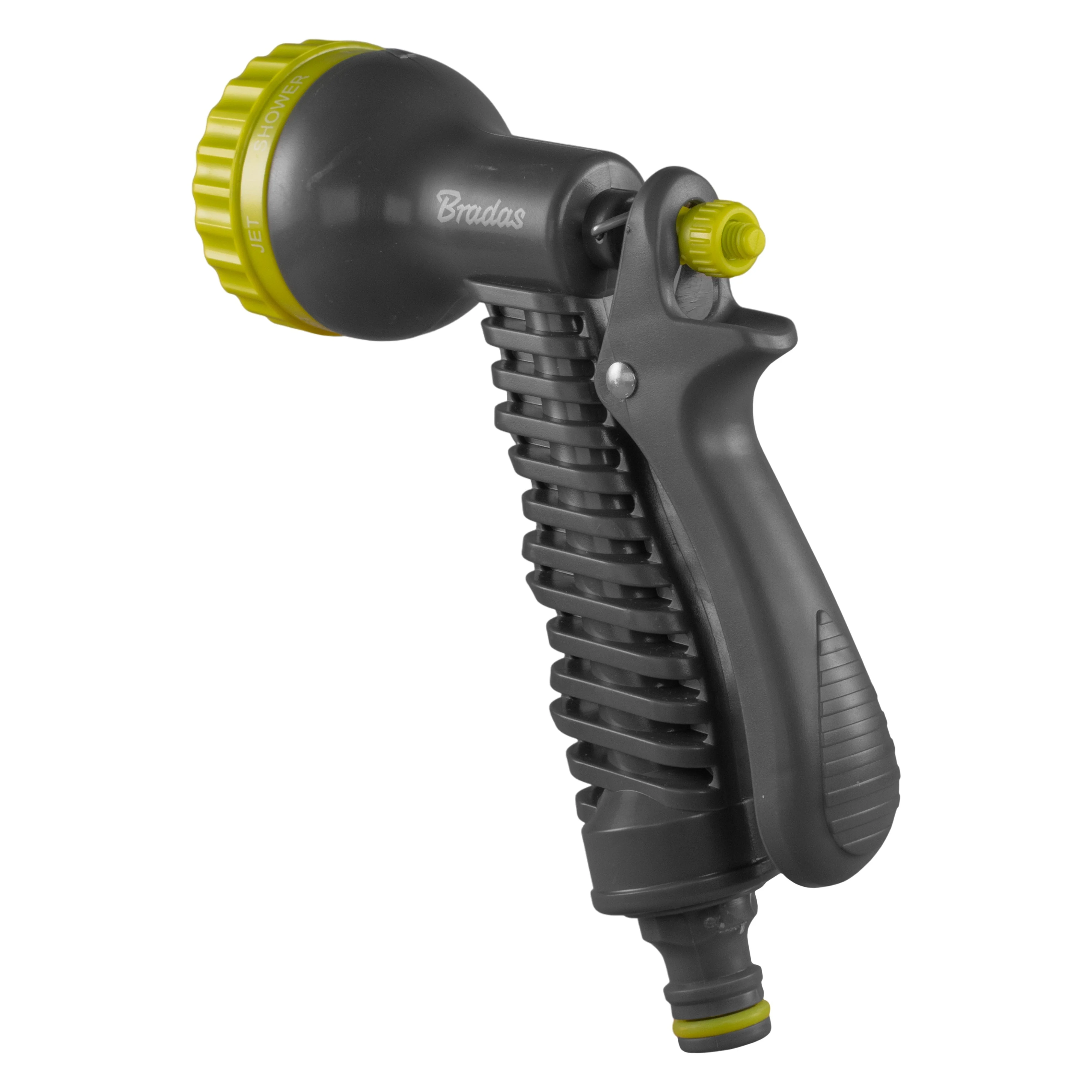 Hose Gun Water Sprayer 7-Pattern Adjustable, Lime - Image 13