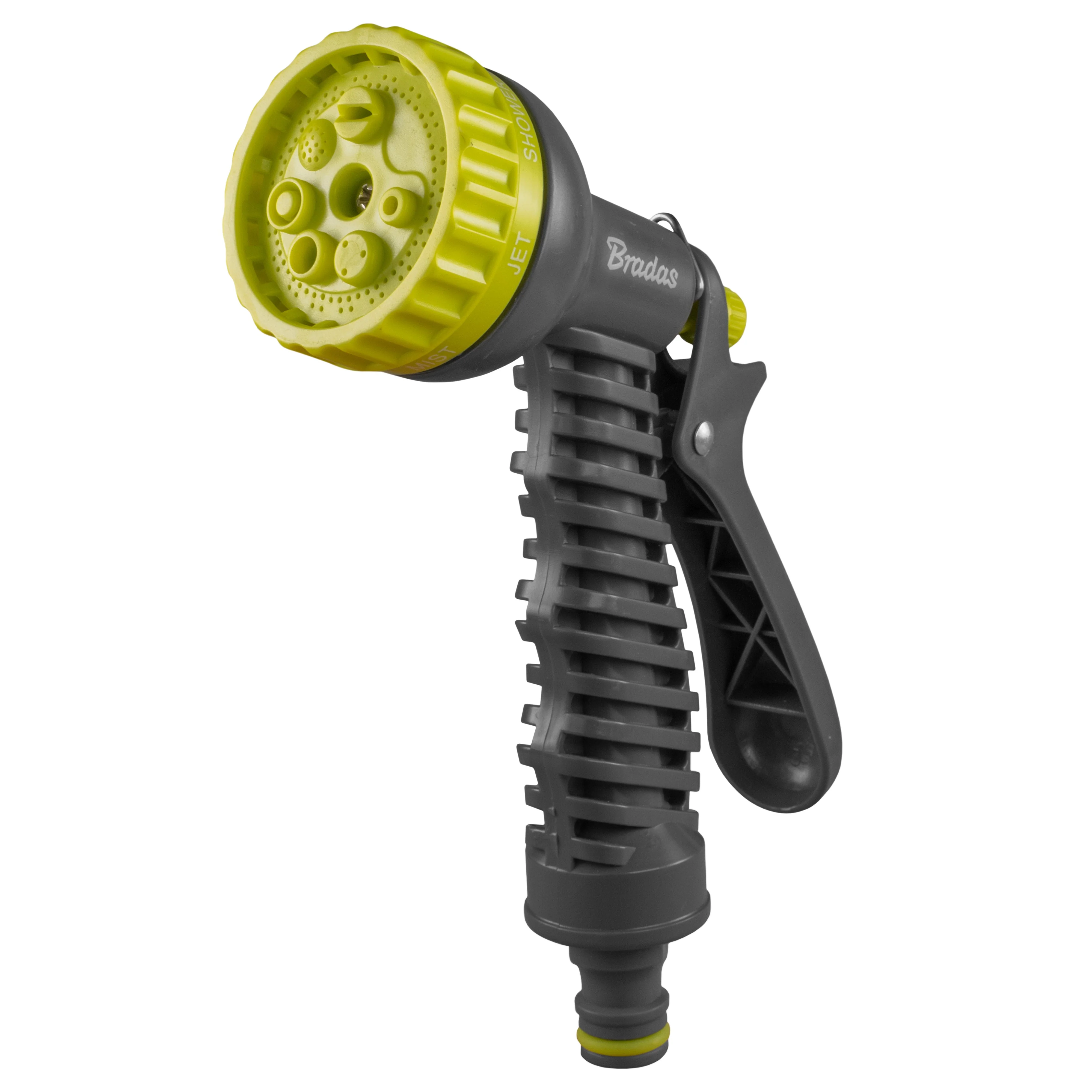 Hose Gun Water Sprayer 7-Pattern Adjustable, Lime - Image 2